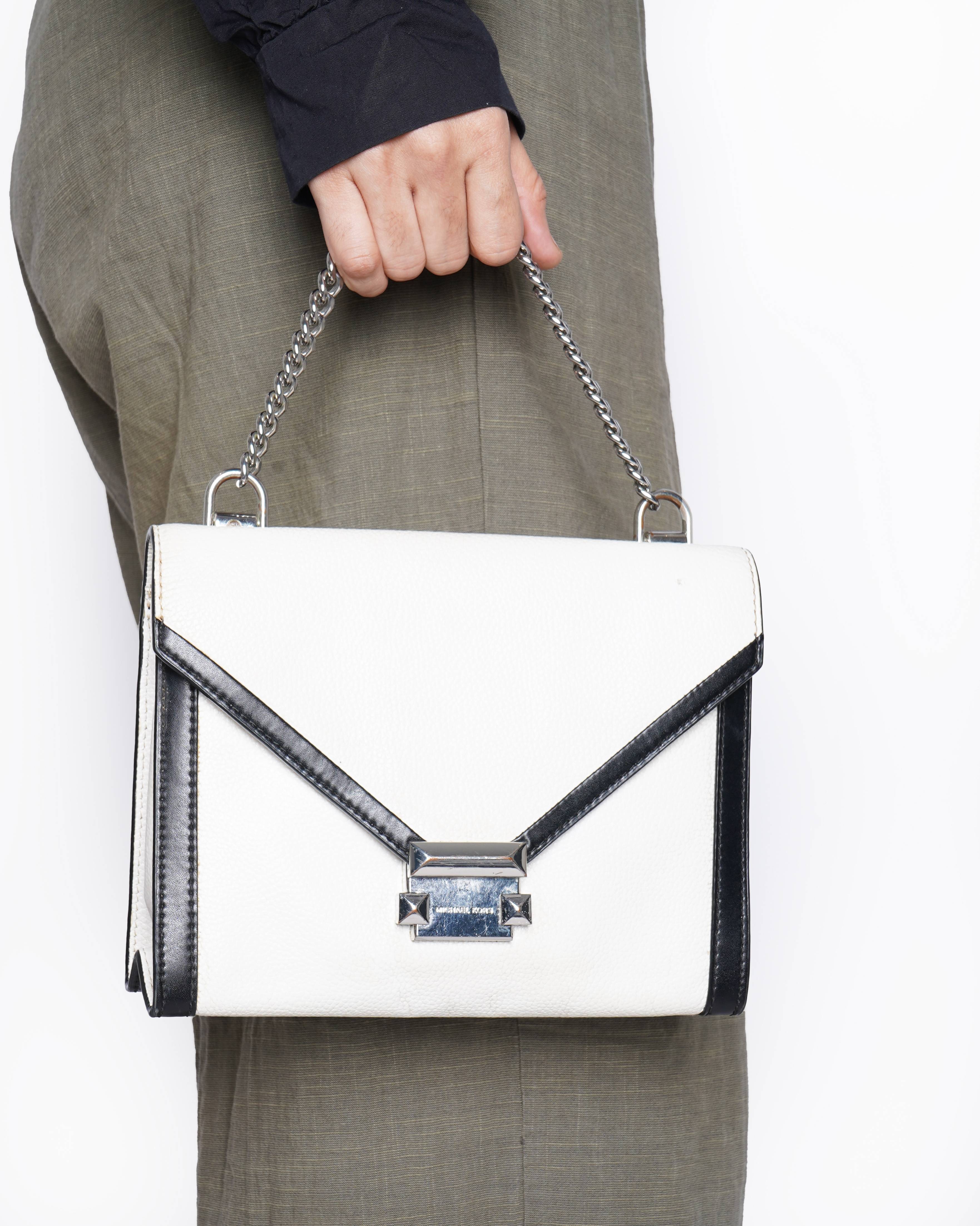 Michael Kors Whitney Large Pebbled Leather Convertible Shoulder Bag