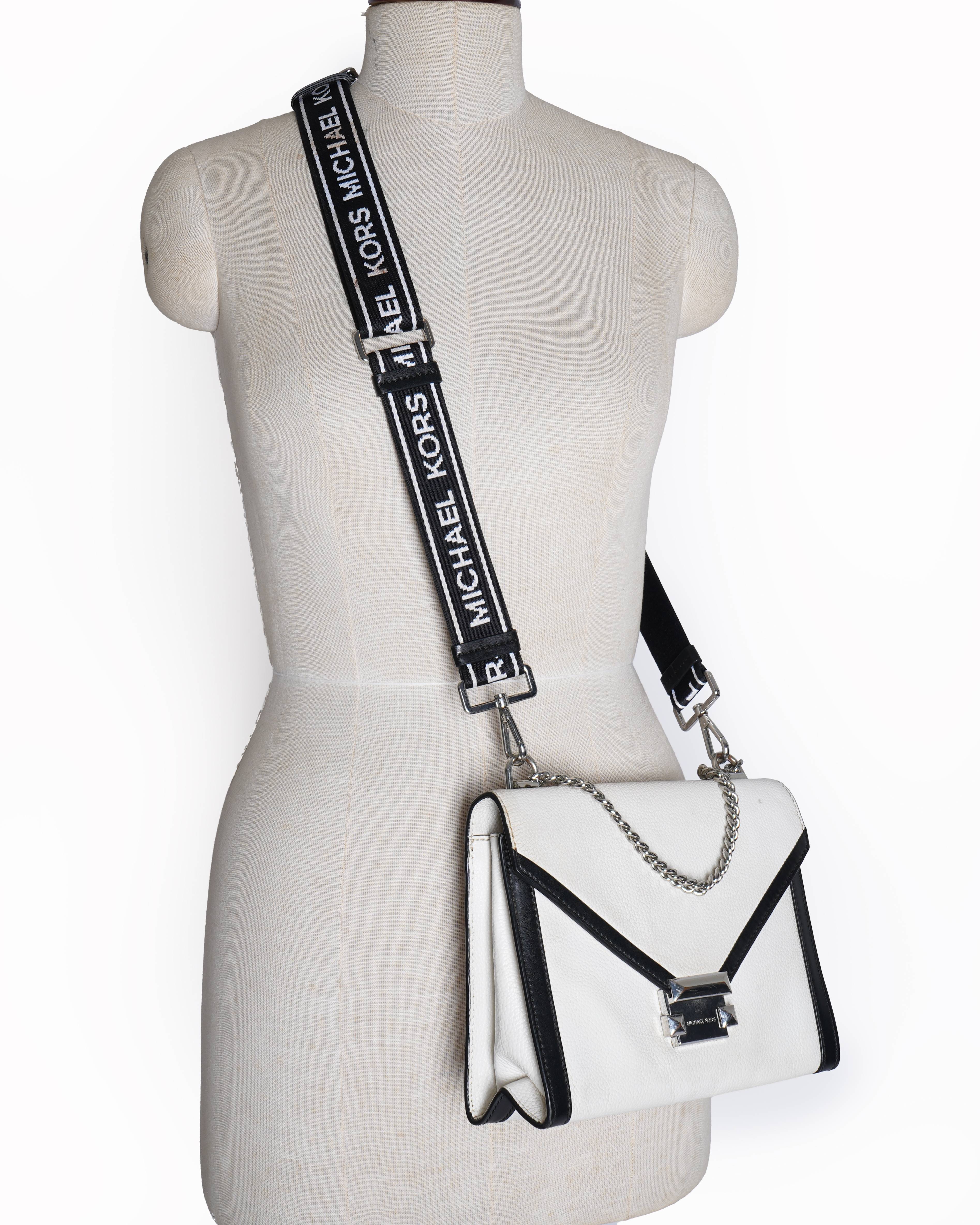 Michael Kors Whitney Large Pebbled Leather Convertible Shoulder Bag