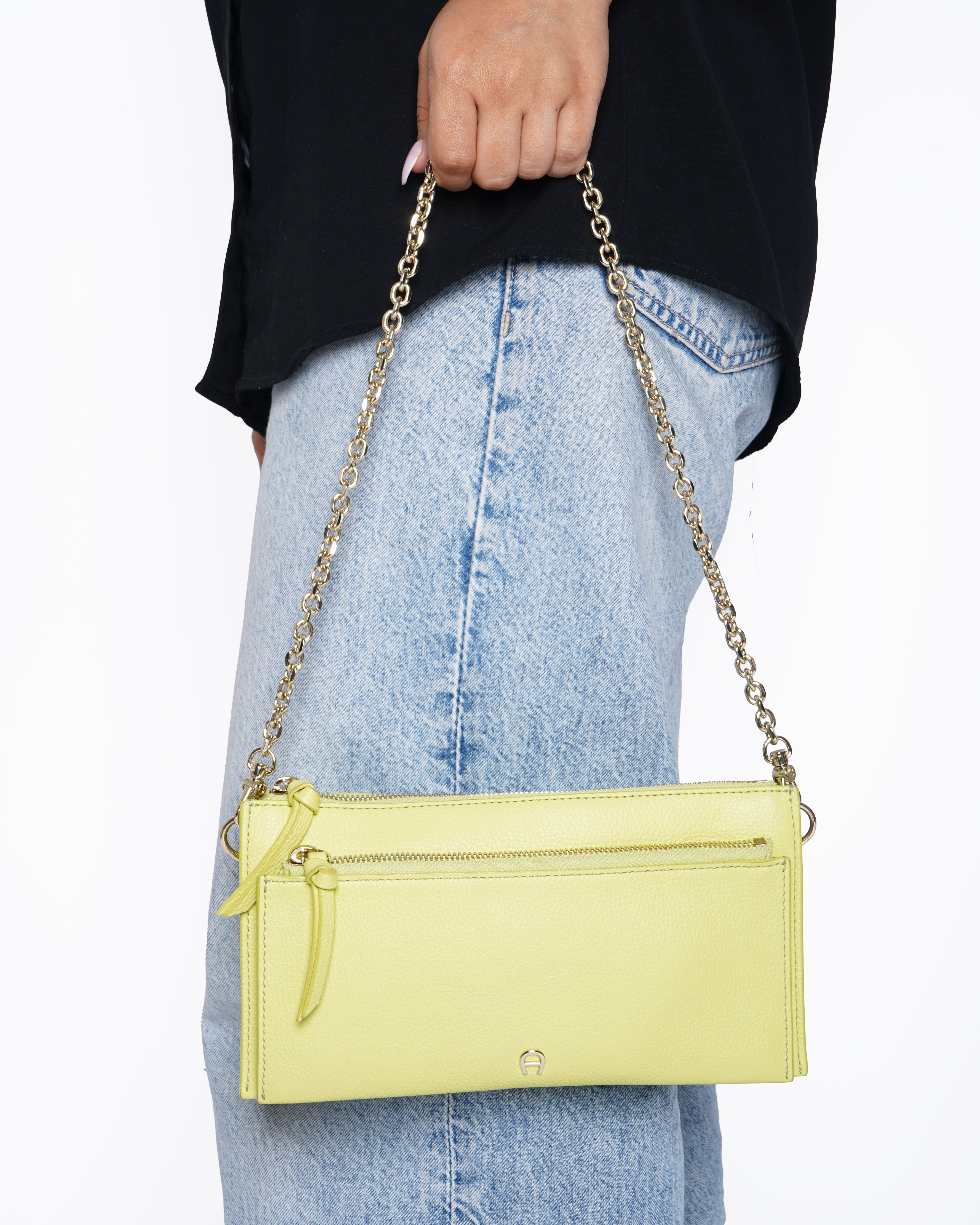 New Aigner Crossbody bag in Lime green