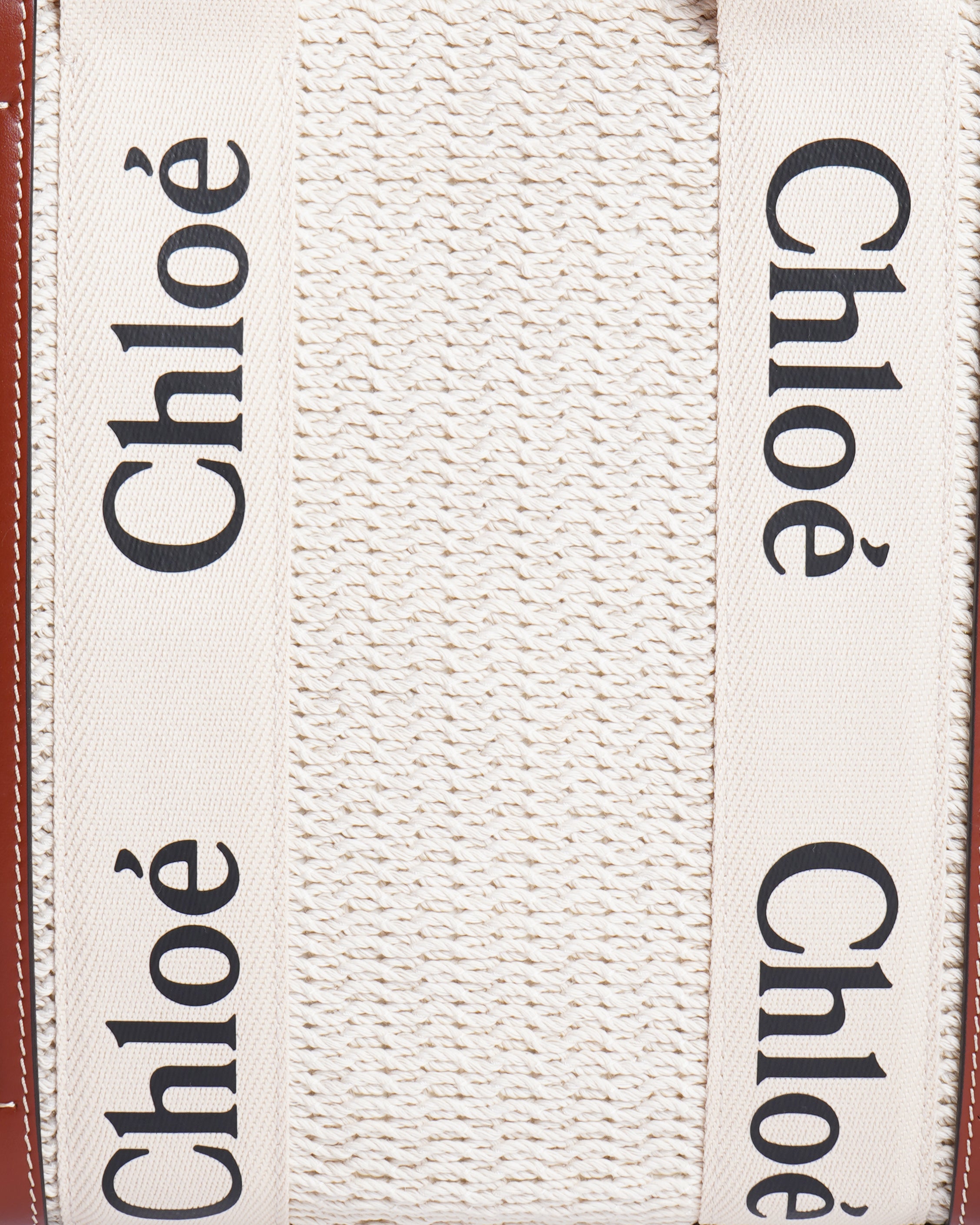 New Chloe Woody Special Edition Shoulder Tote Bag With Fringe Detailing