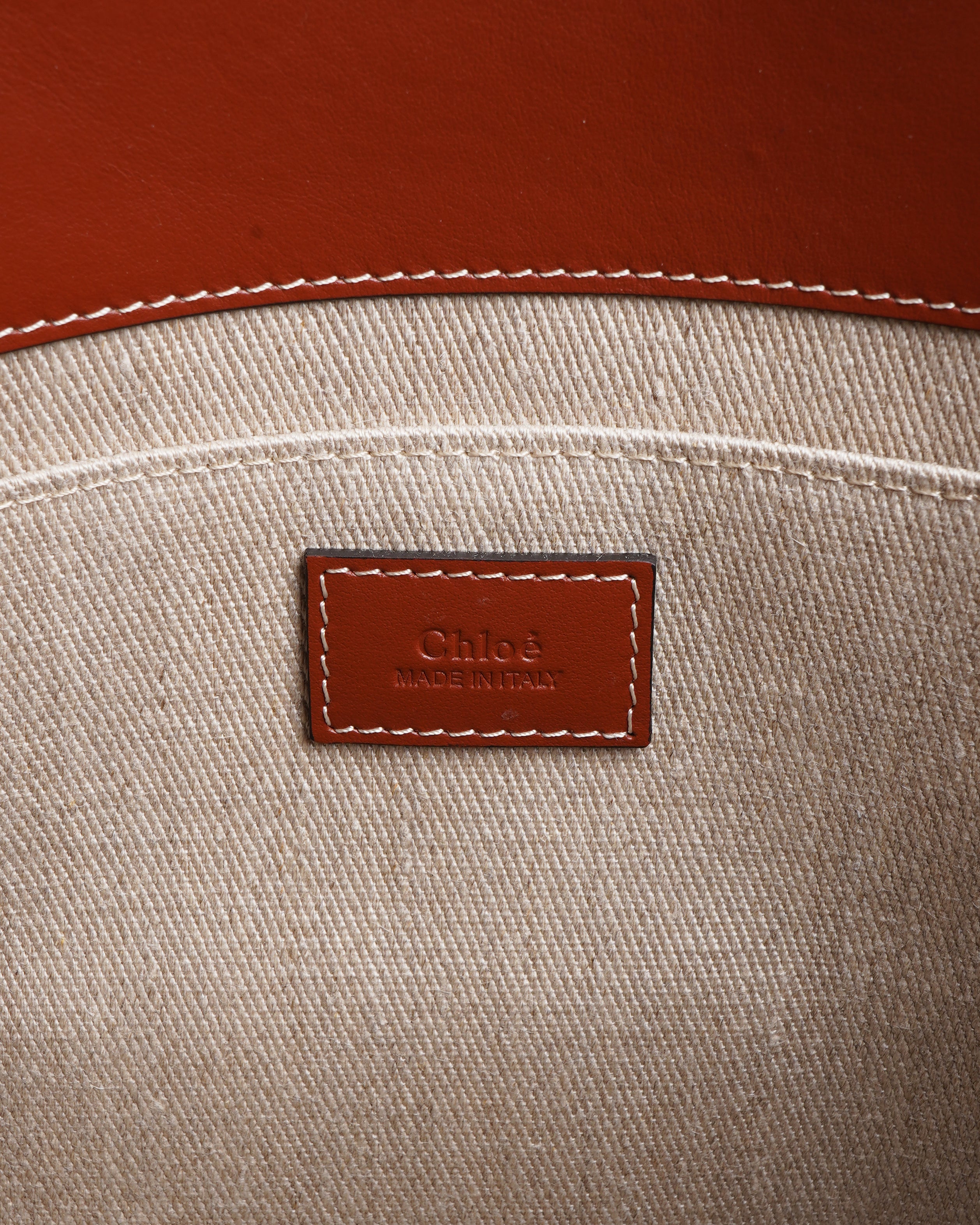 New Chloe Woody Special Edition Shoulder Tote Bag With Fringe Detailing