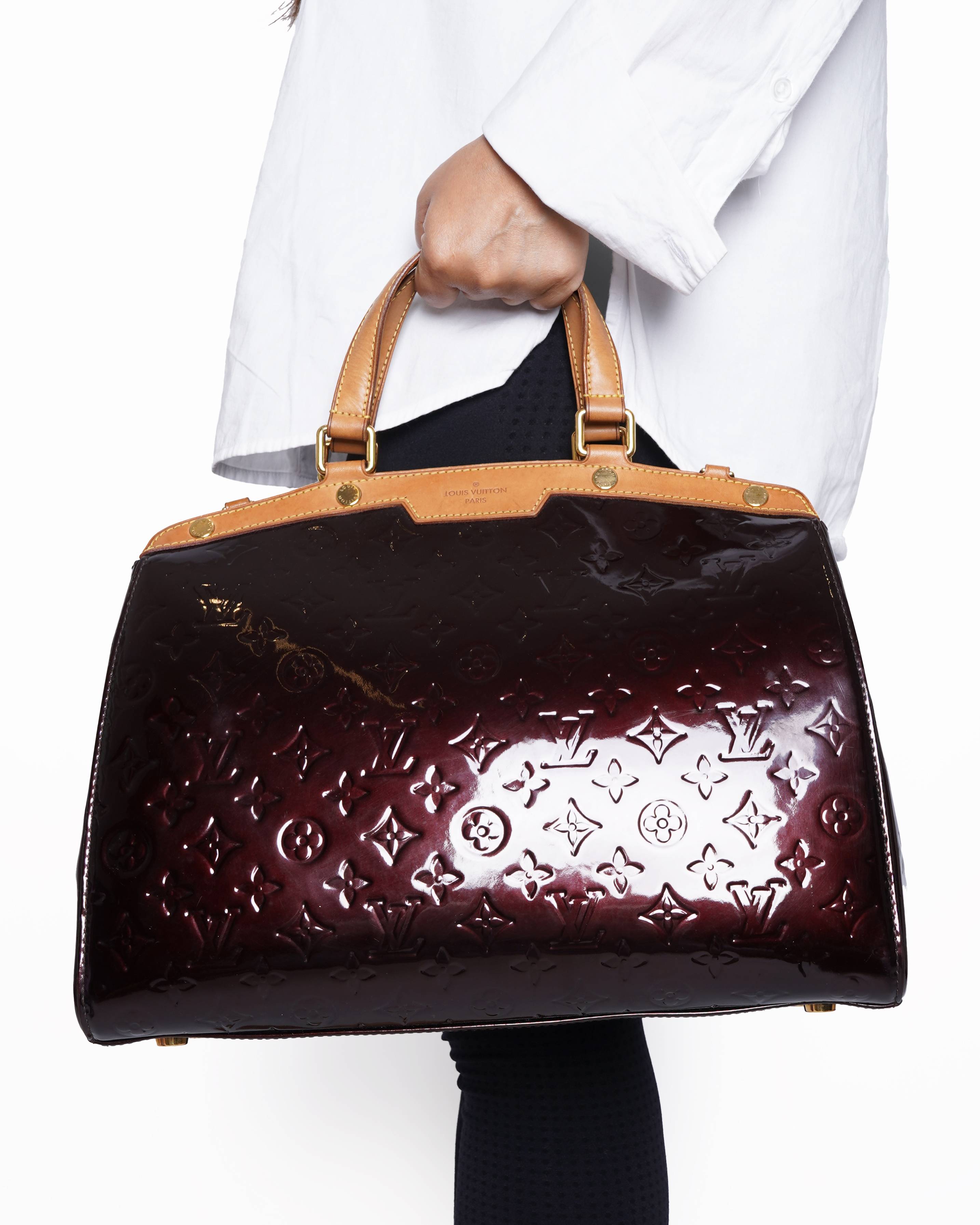 Louis vuitton magnetique monogram vernis brea Shoulder bag