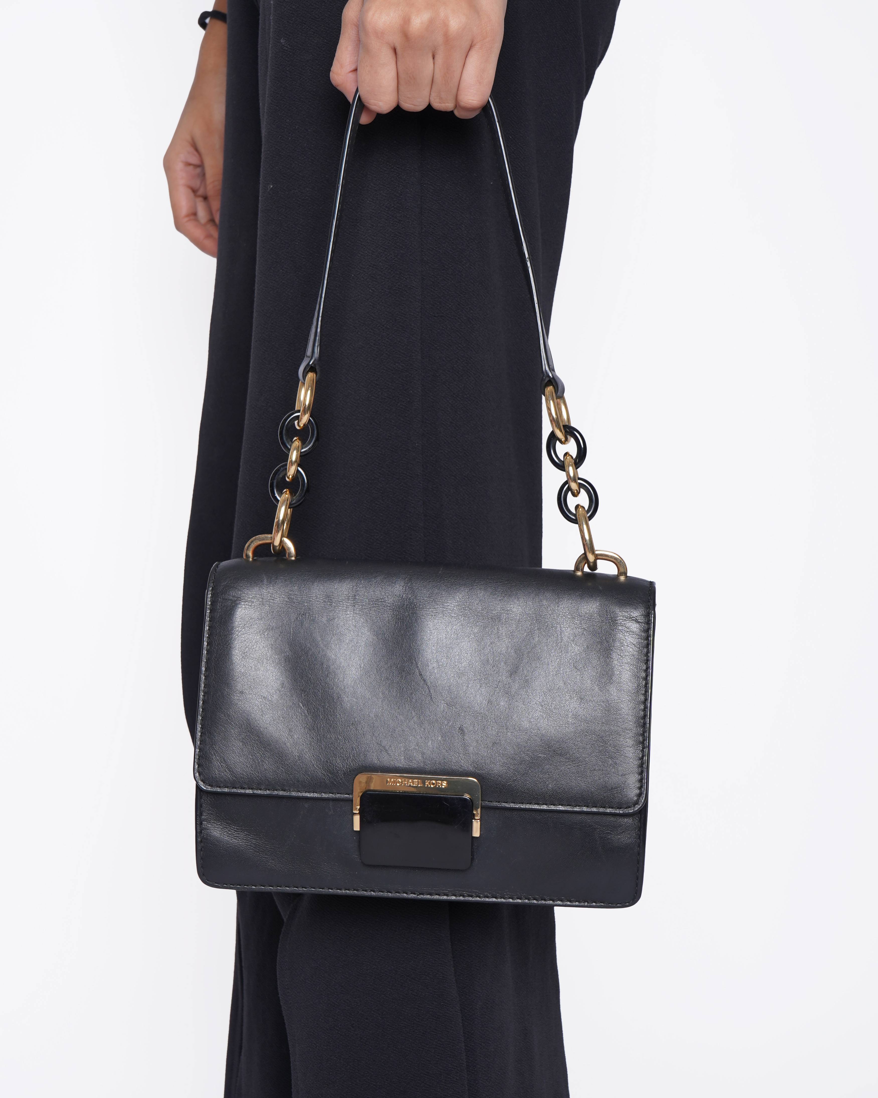 Michael Kors Shoulder Bag In Black