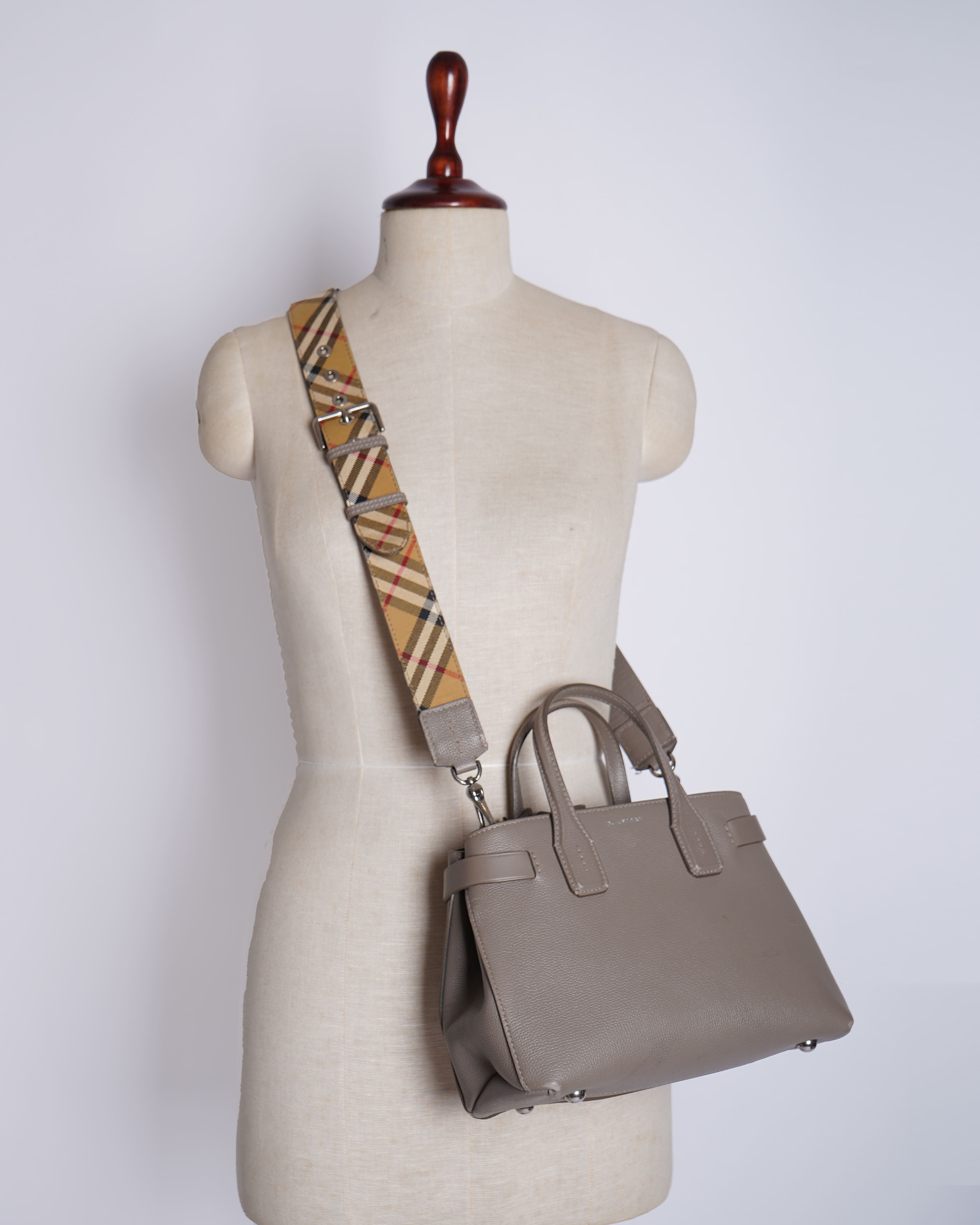 Burberry Banner Bag With Shoulder Strap