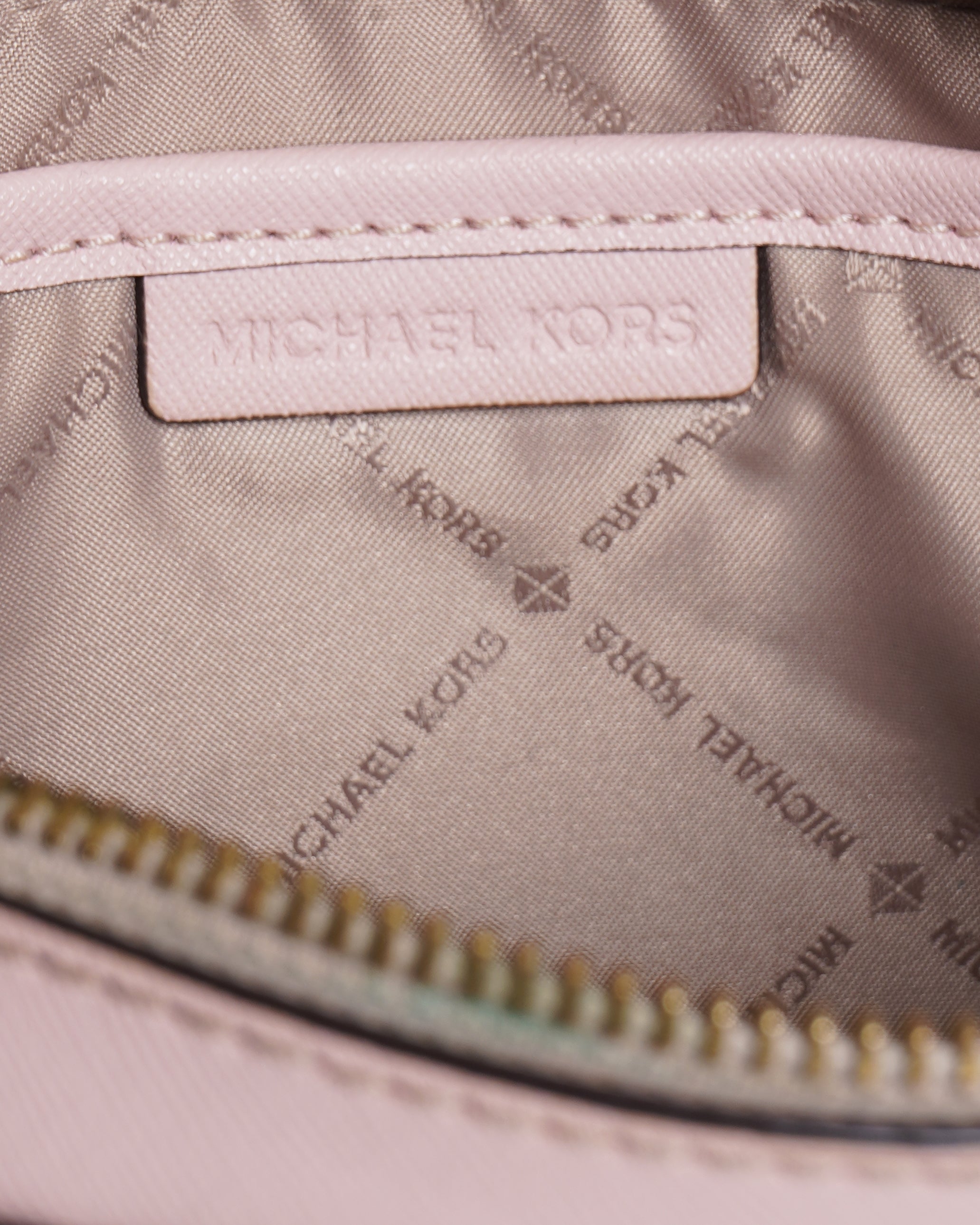 Michael kors jet set saffiano blush pink leather crossbody