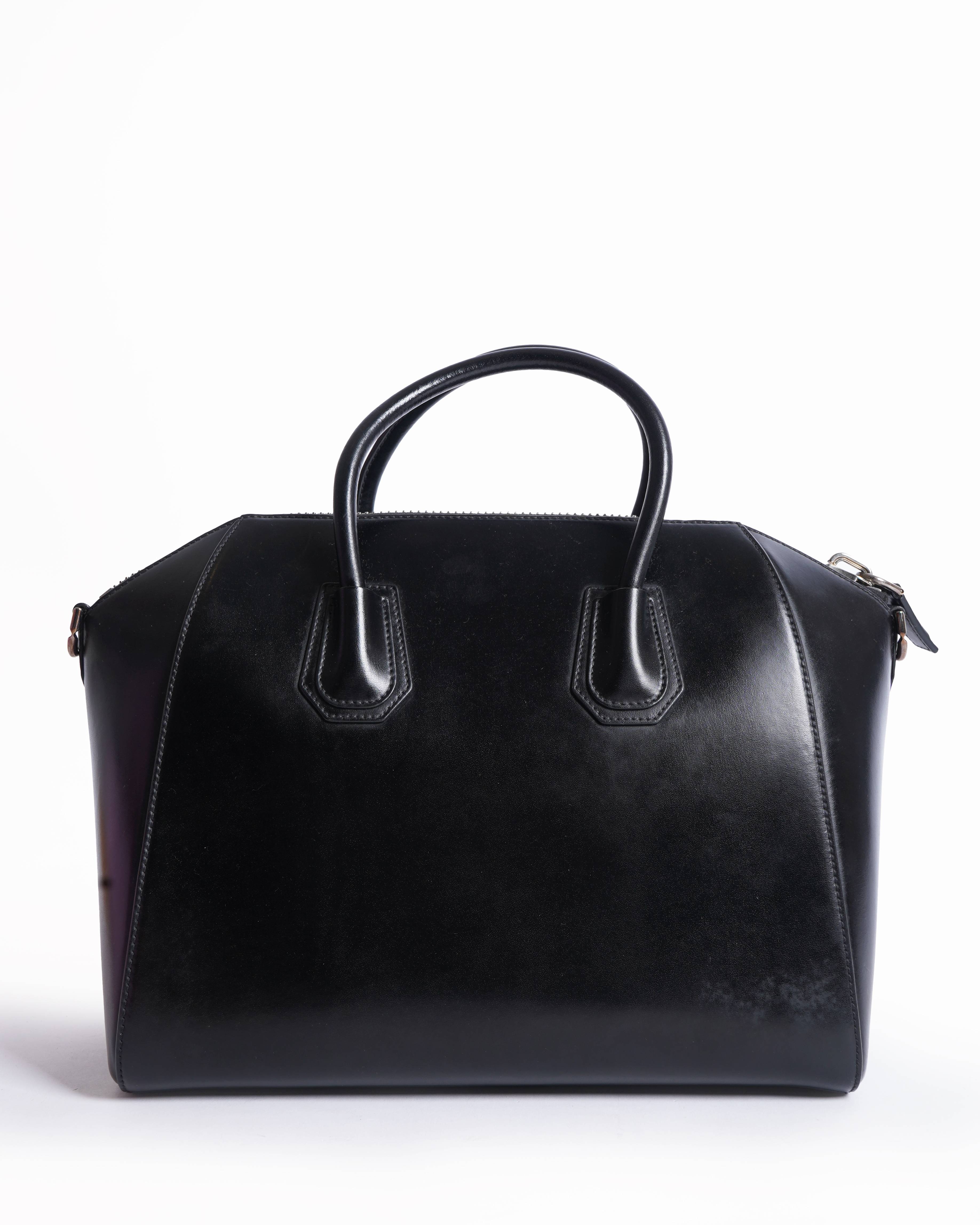 Givenchy Leather Antigona Top Handle Bag