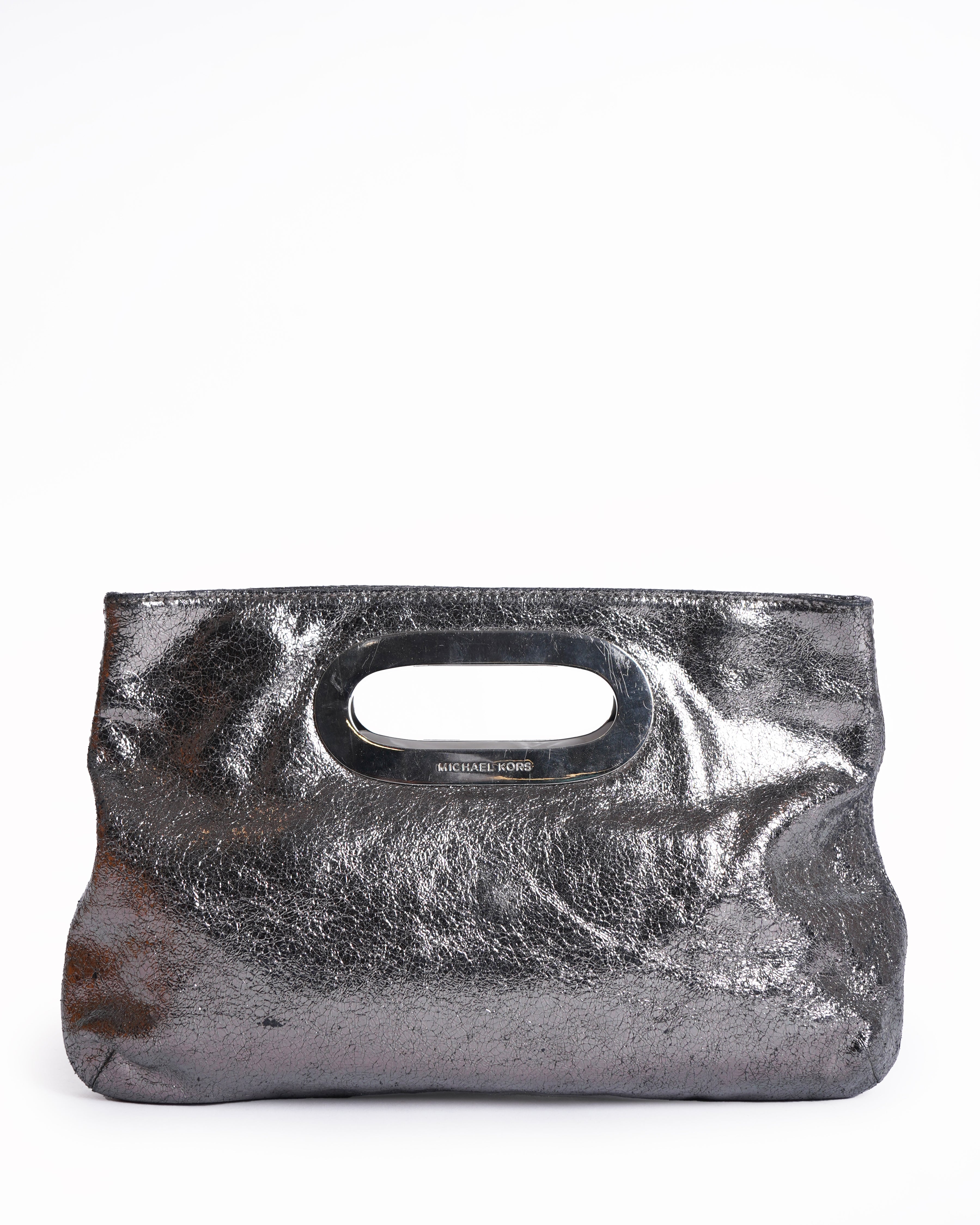 Michael Kors Metallic Clutch Bag
