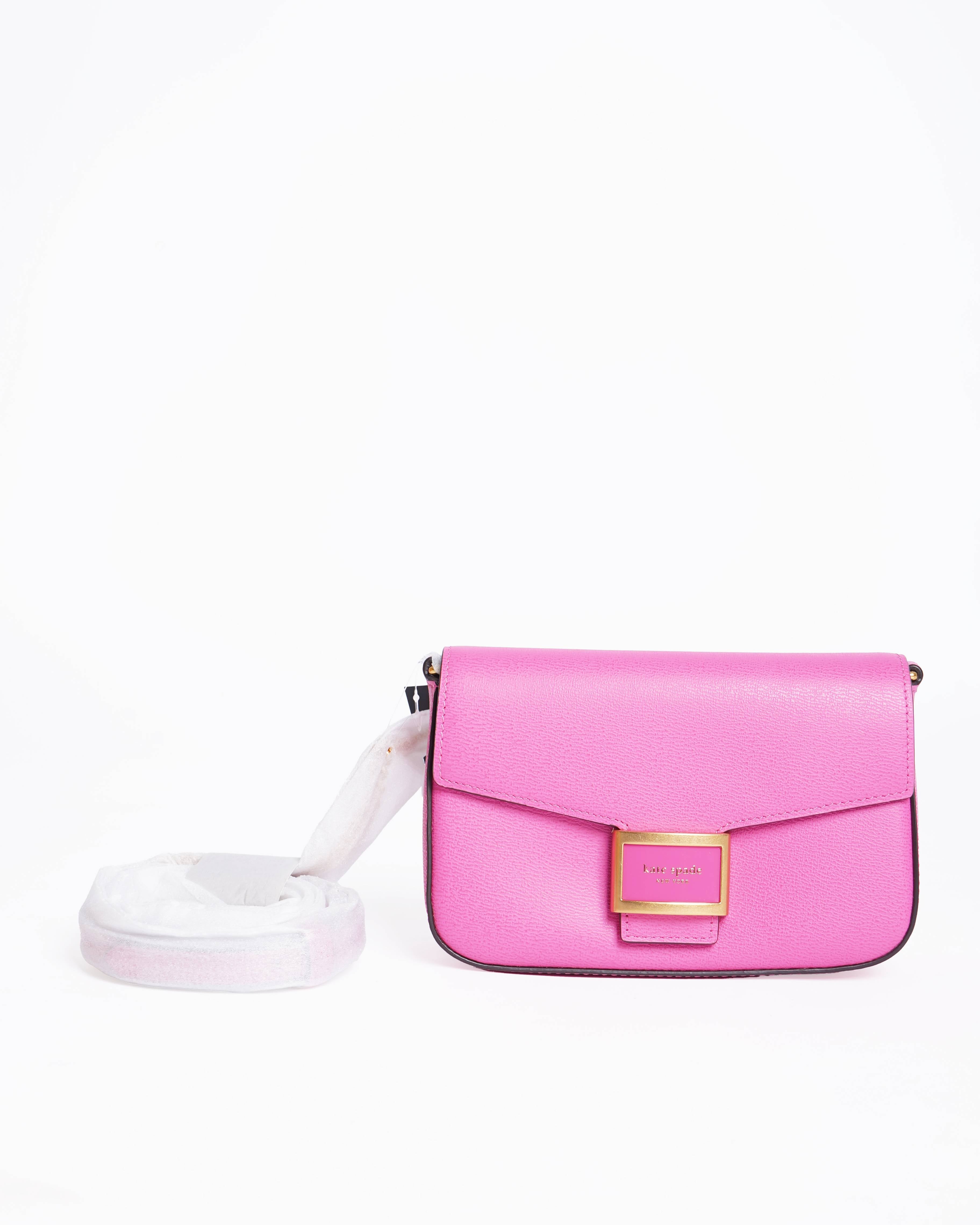 New Kate spade textured pink chain crossbody bag