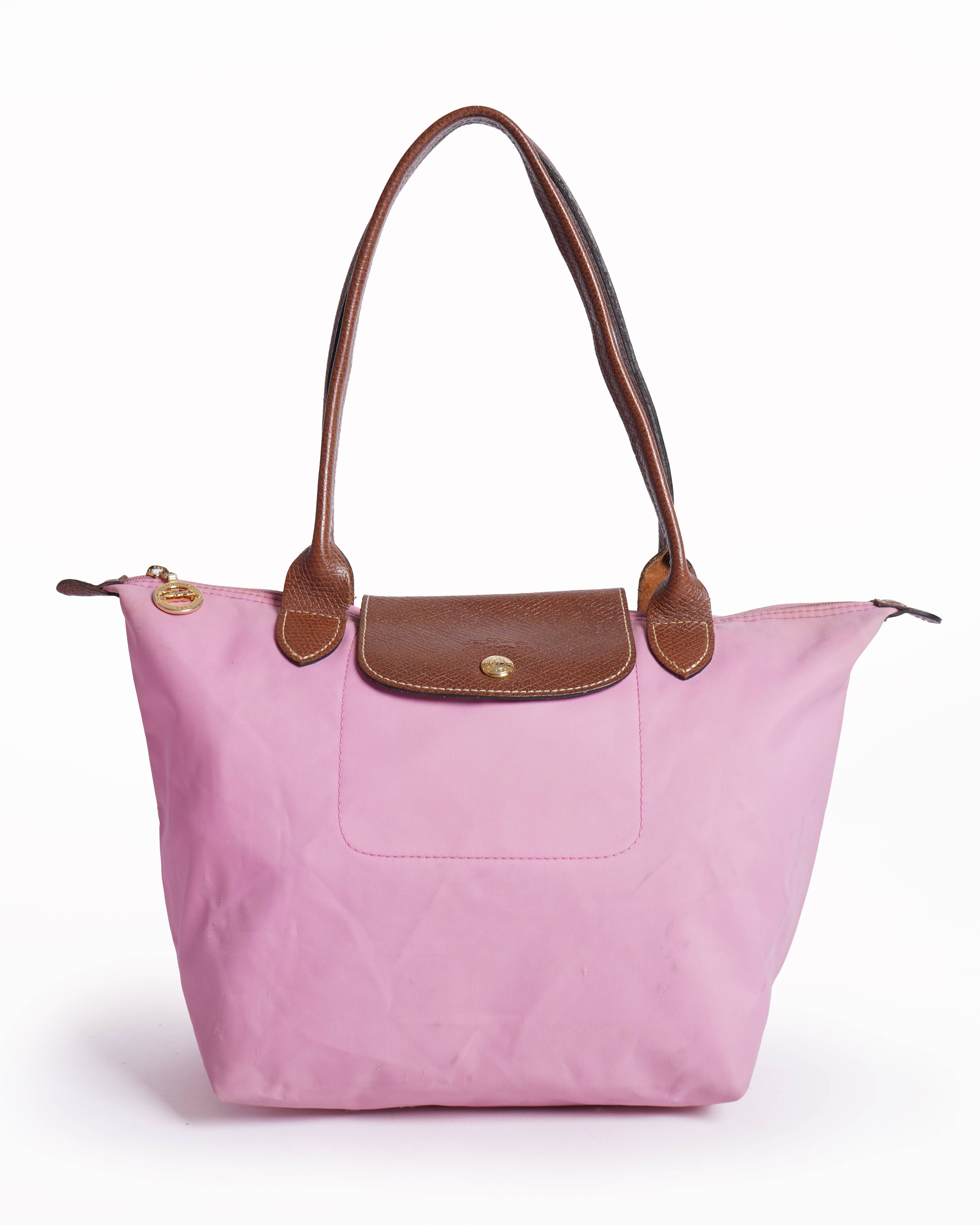 Longchamp Le Pliage Tote Bag in pink