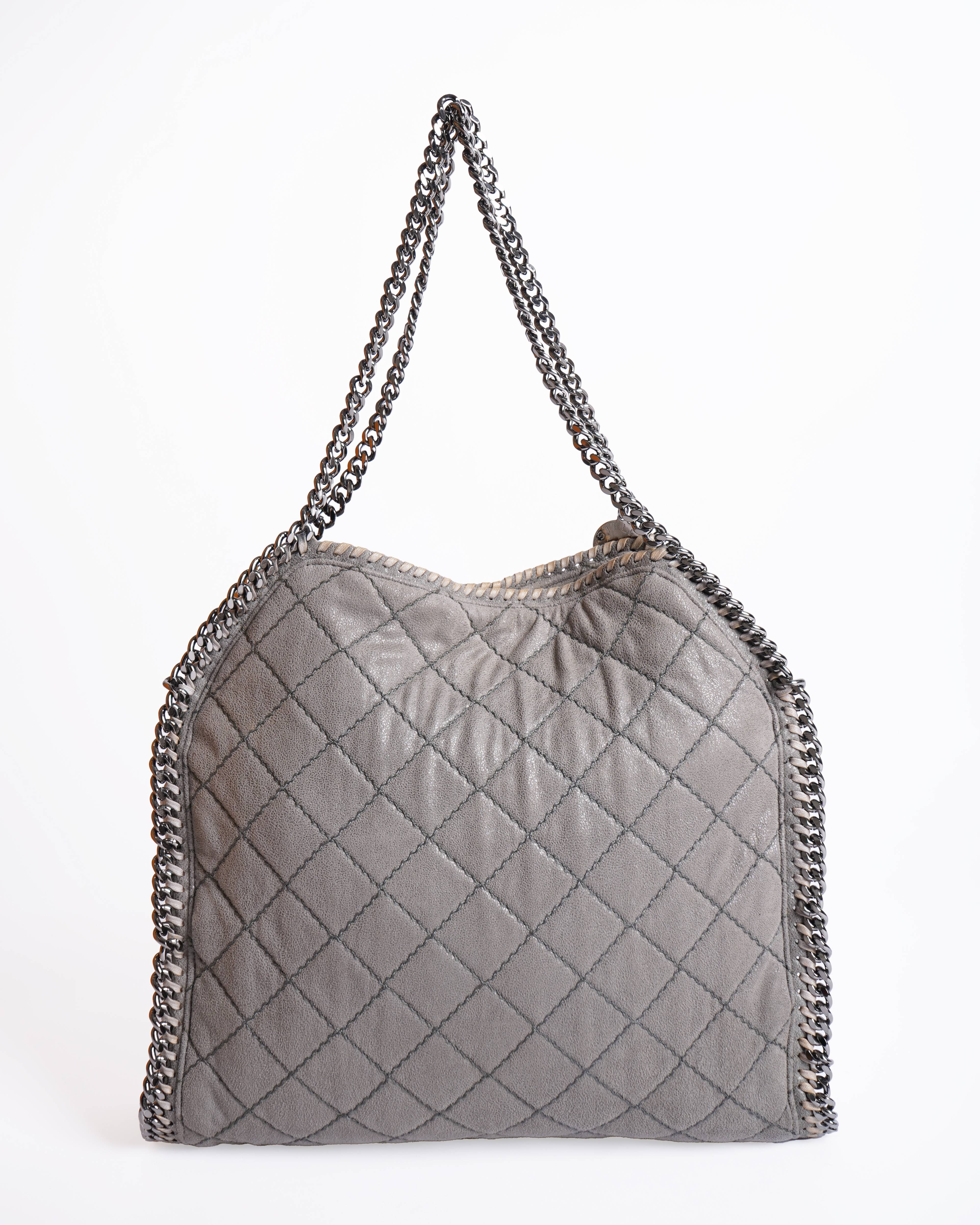 Stella mccartney grey falabella tote bag