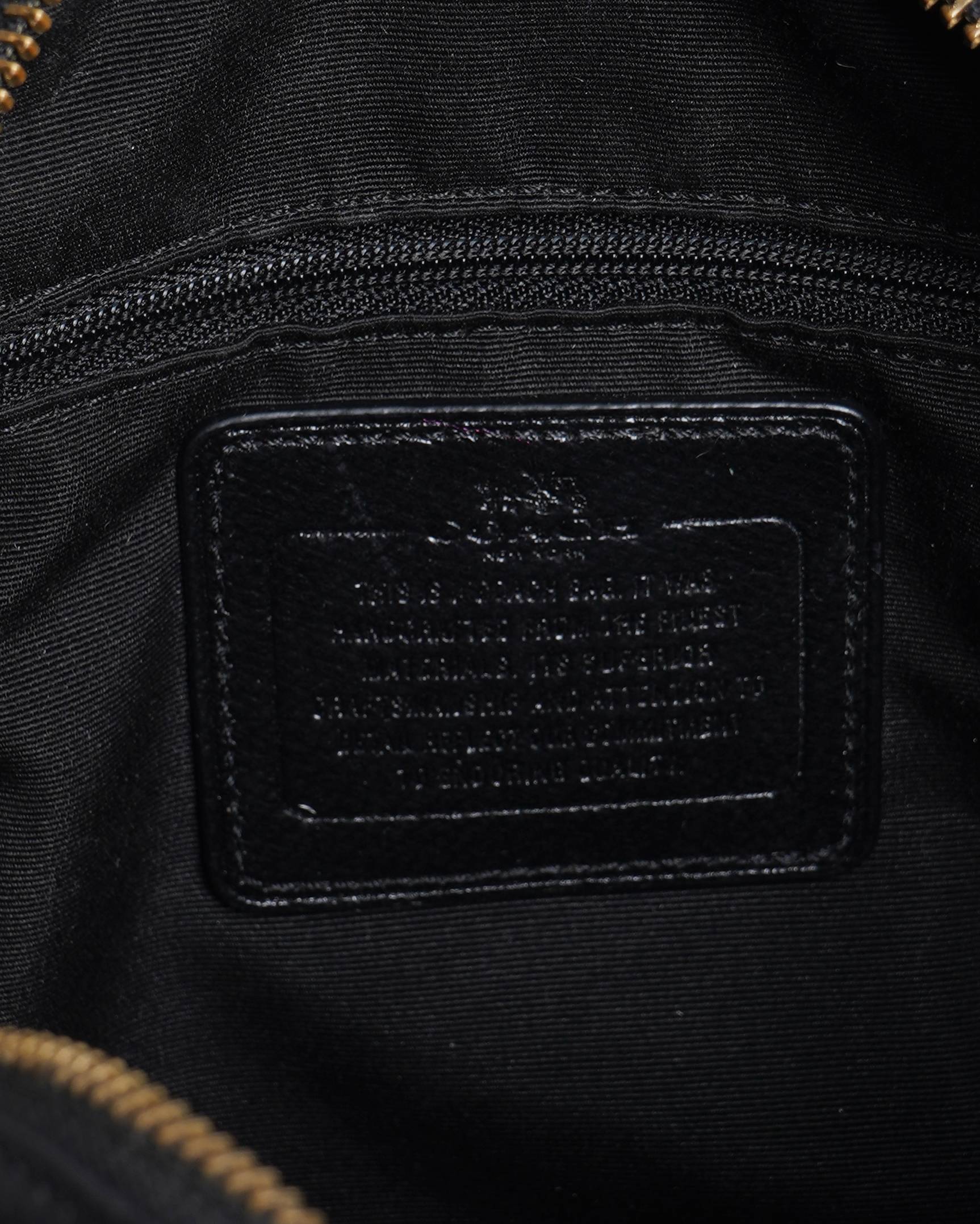 Coach Signature Coated Canvas and Leather Mini Bennett Satchel