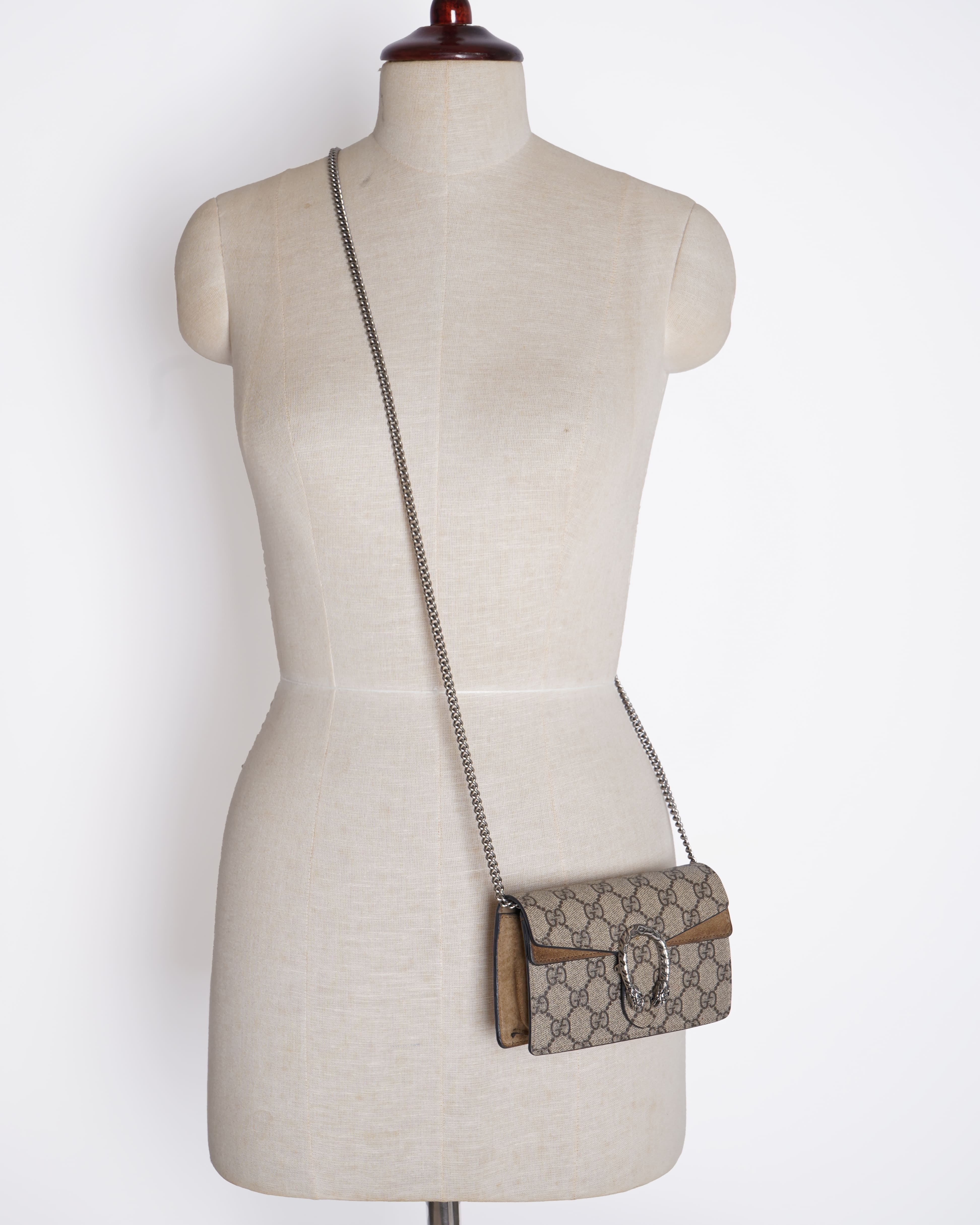 Gucci Mini Dionysus GG Supreme Shoulder Bag
