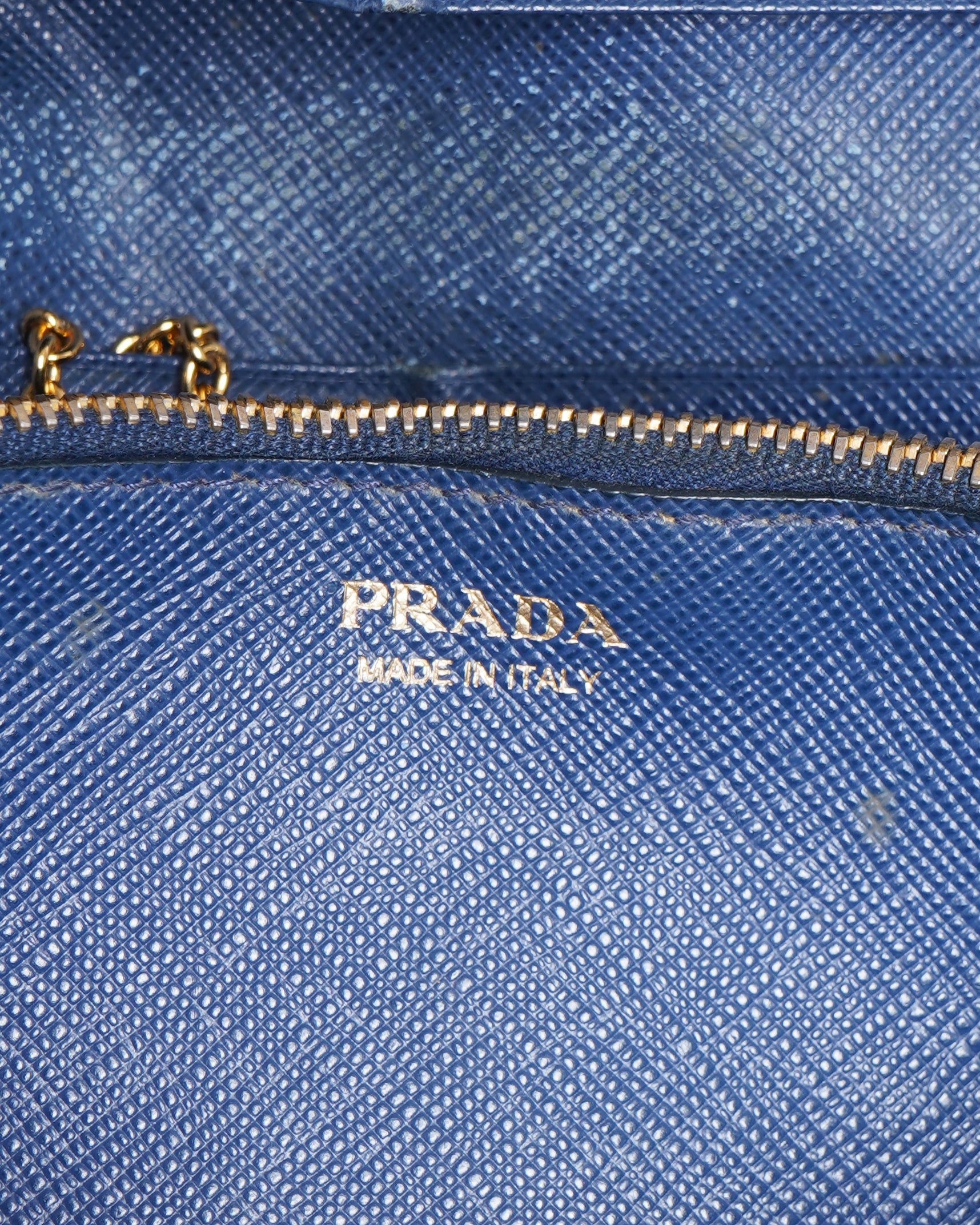 PRADA Fold Purse Wallet Saffiano Wallet