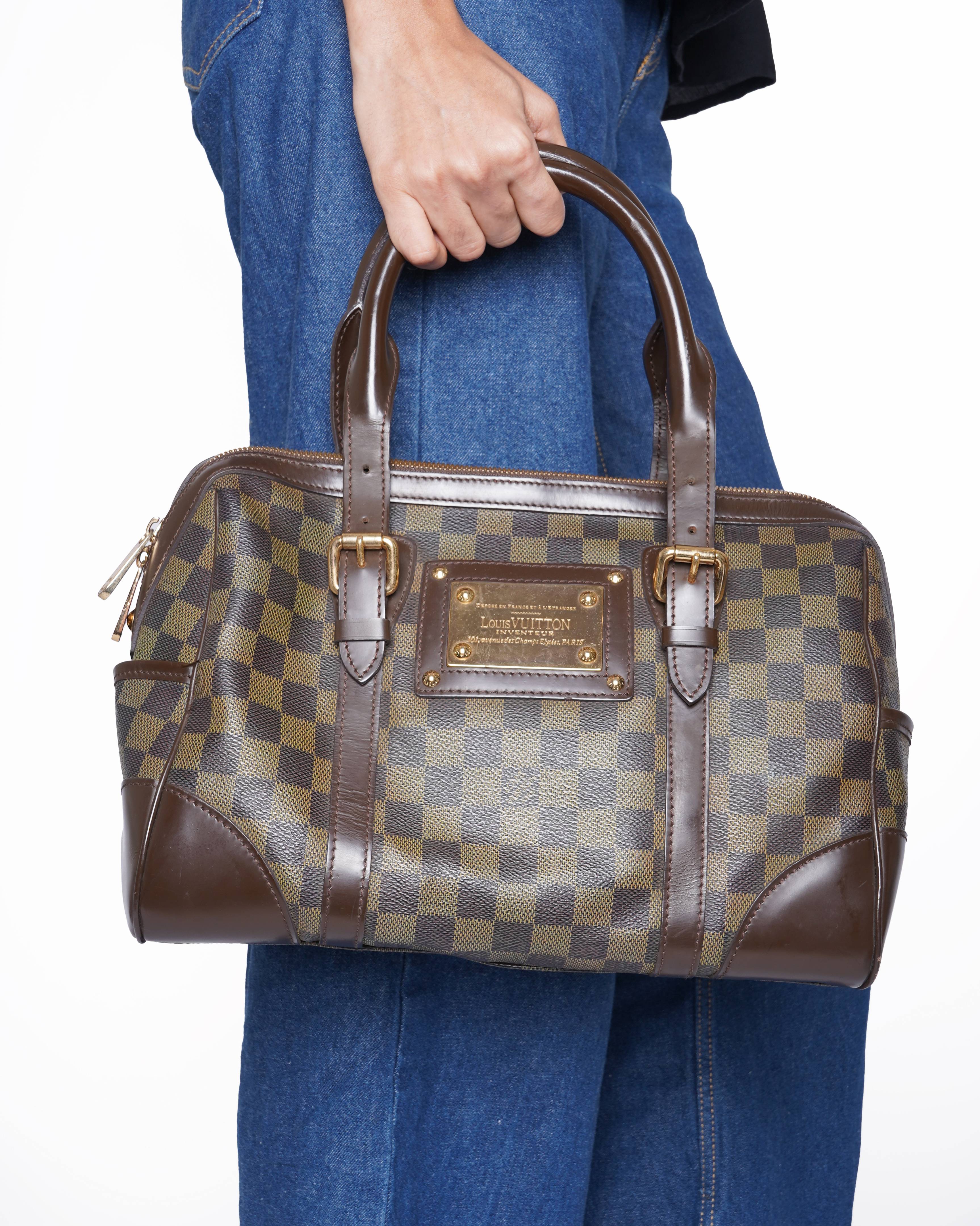 Louis vuitton damier ebene canvas berkeley handbag