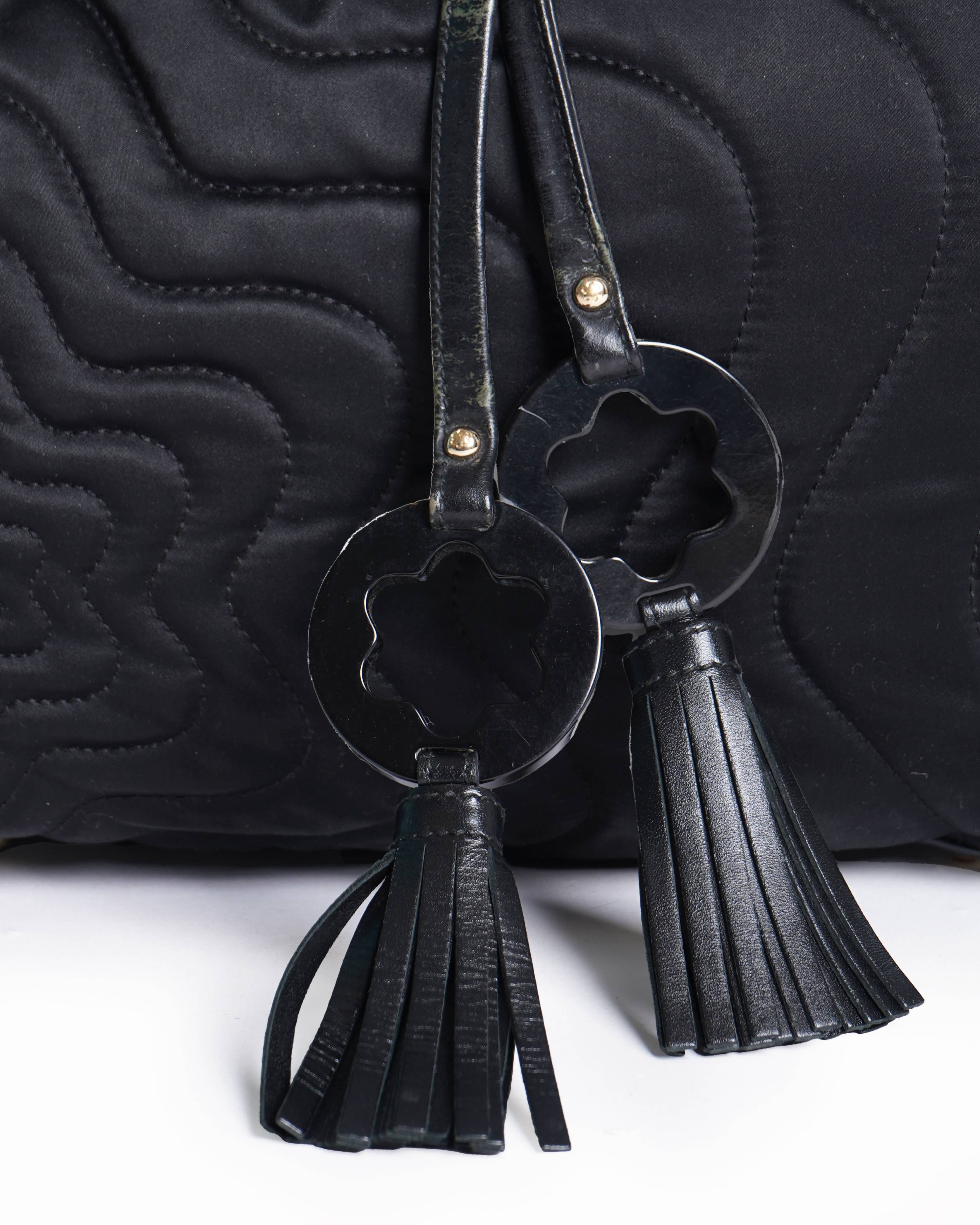 Mont blanc Nylon & Leather Shoulder Bag