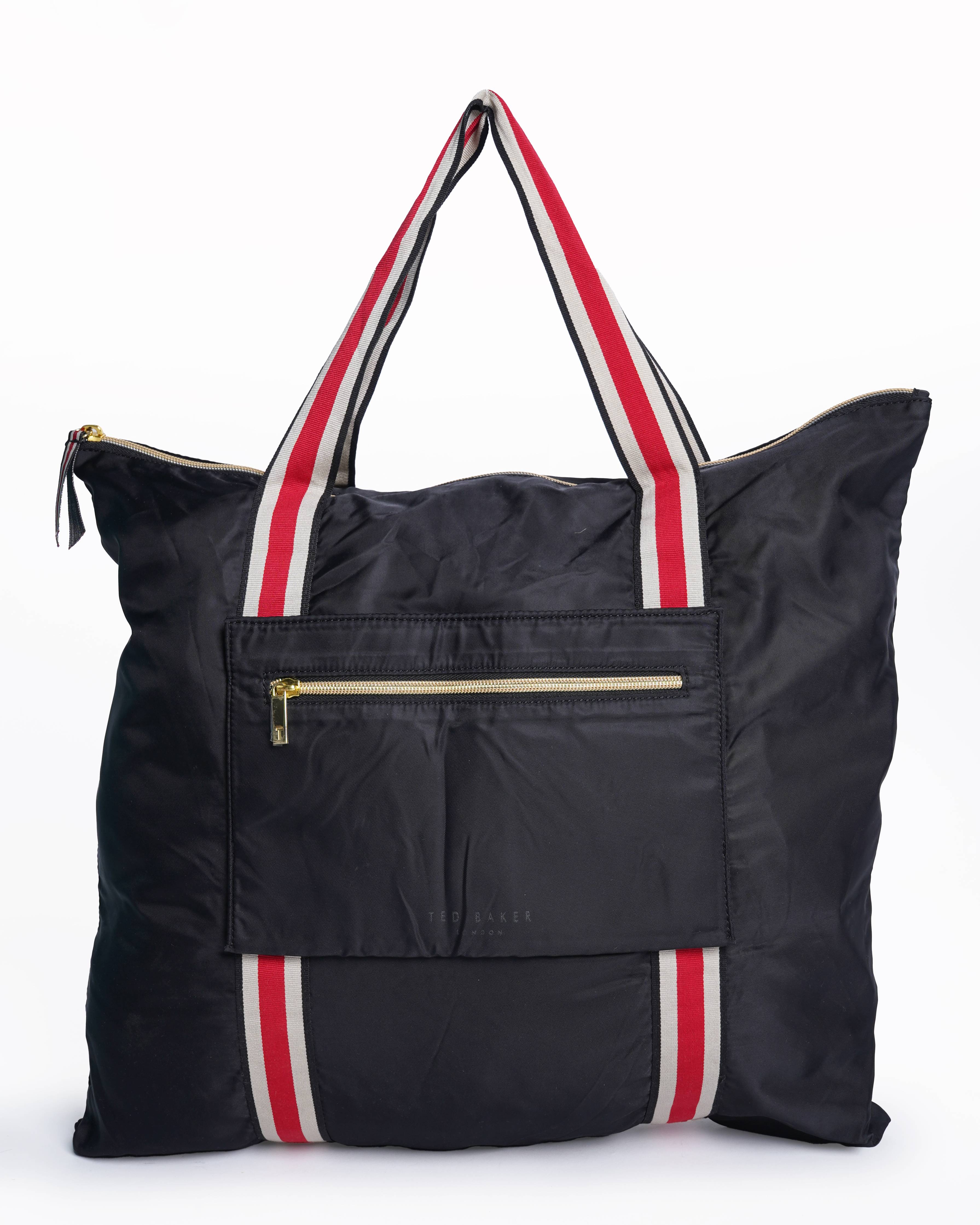 Ted baker nylon foldable shopper tote bag