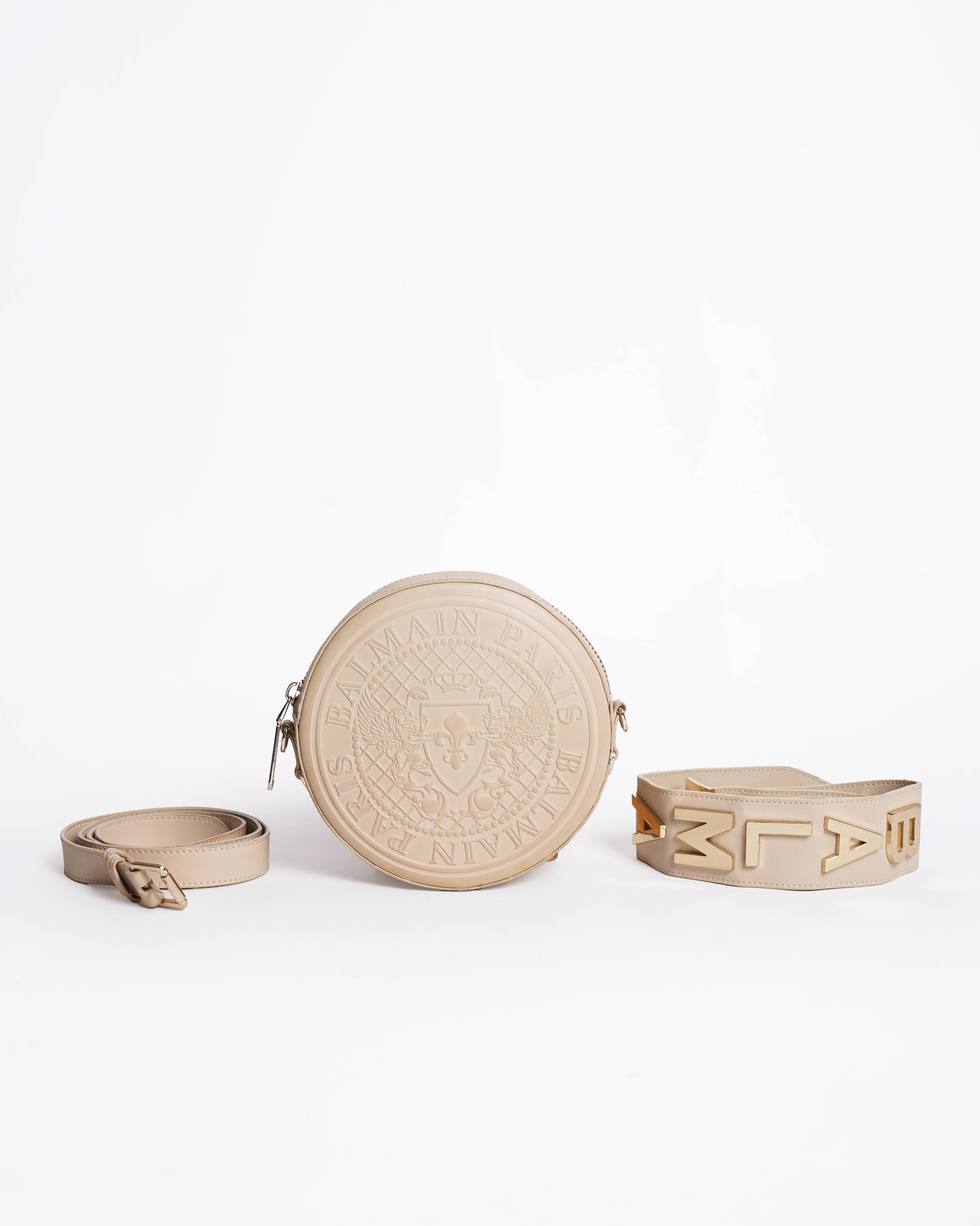 Balmain B-Army round crossbody bag