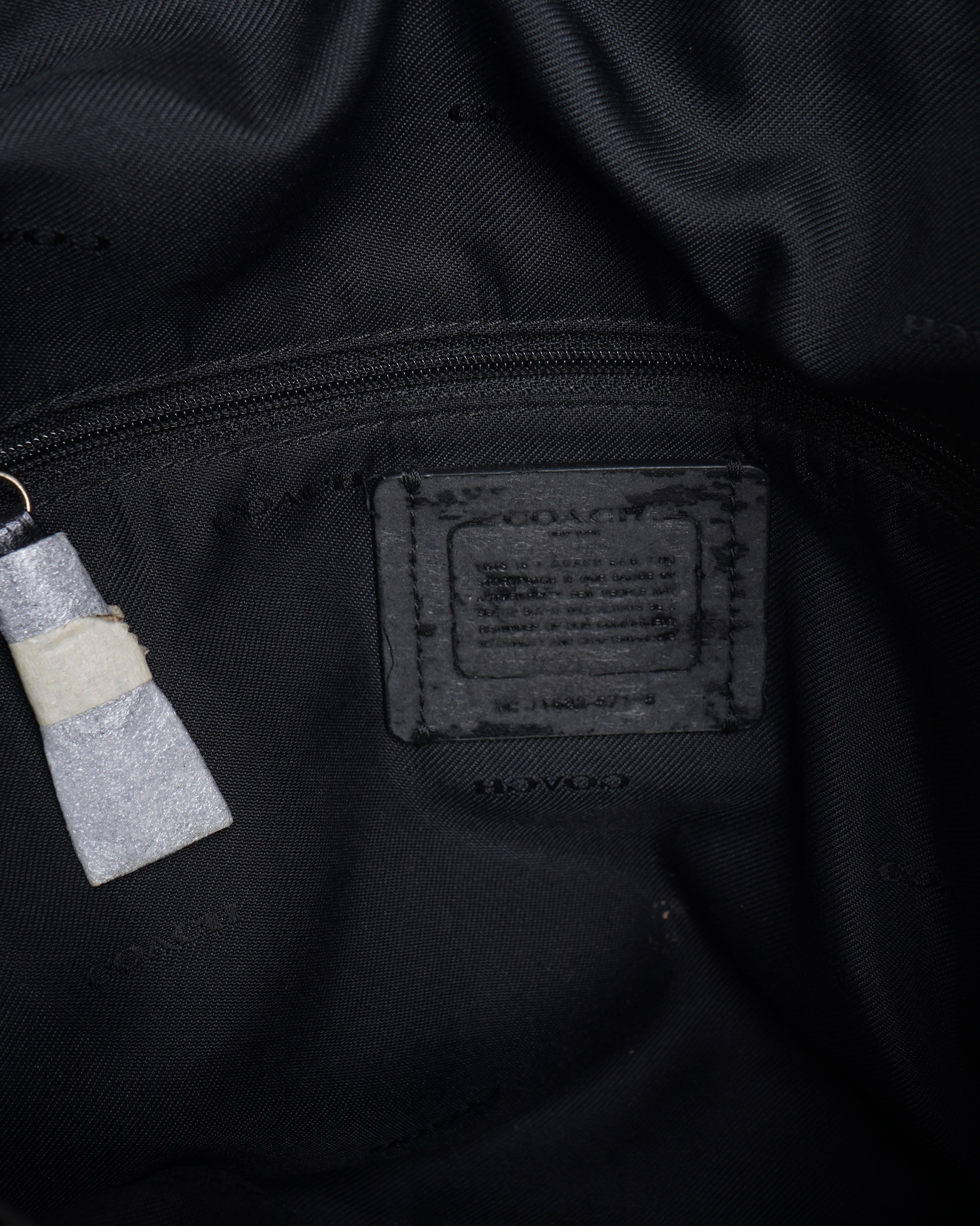 Coach eddie black leather shoulder bag