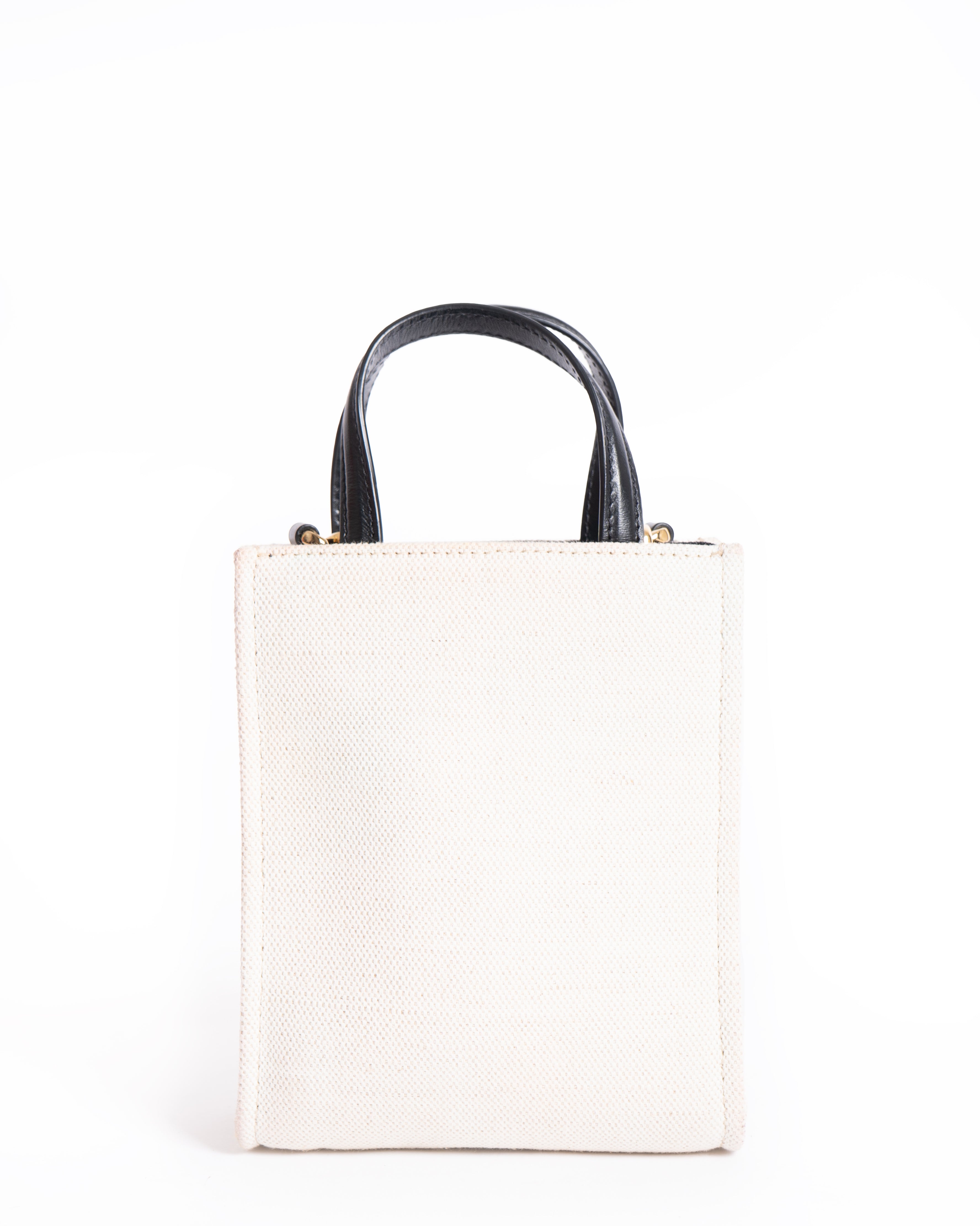 New Givenchy G Linen Rectangular Mini Tote