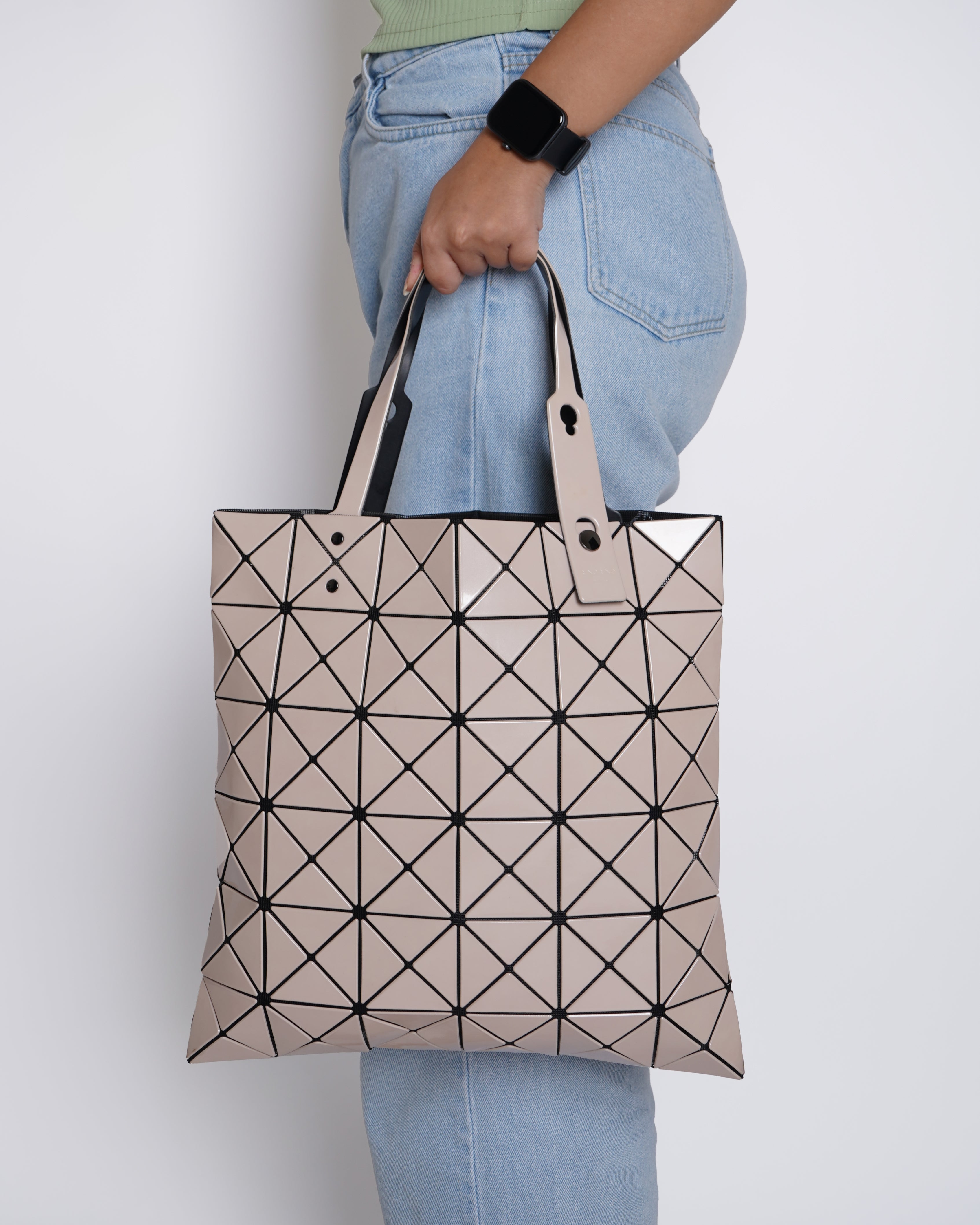 Bao Bao by Issey Miyake Prism Beige Tote