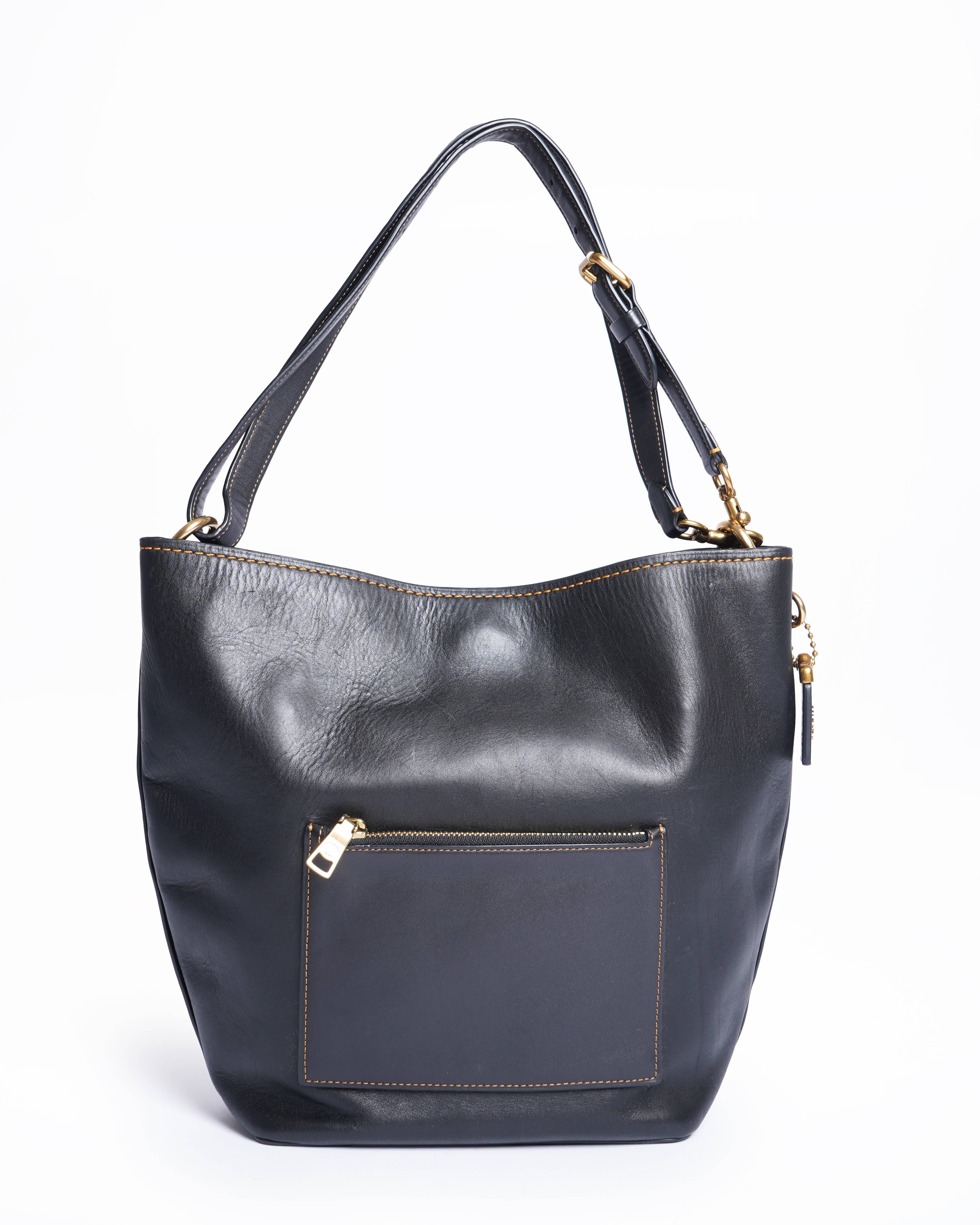 Coach duffle shoulder bag with link detail