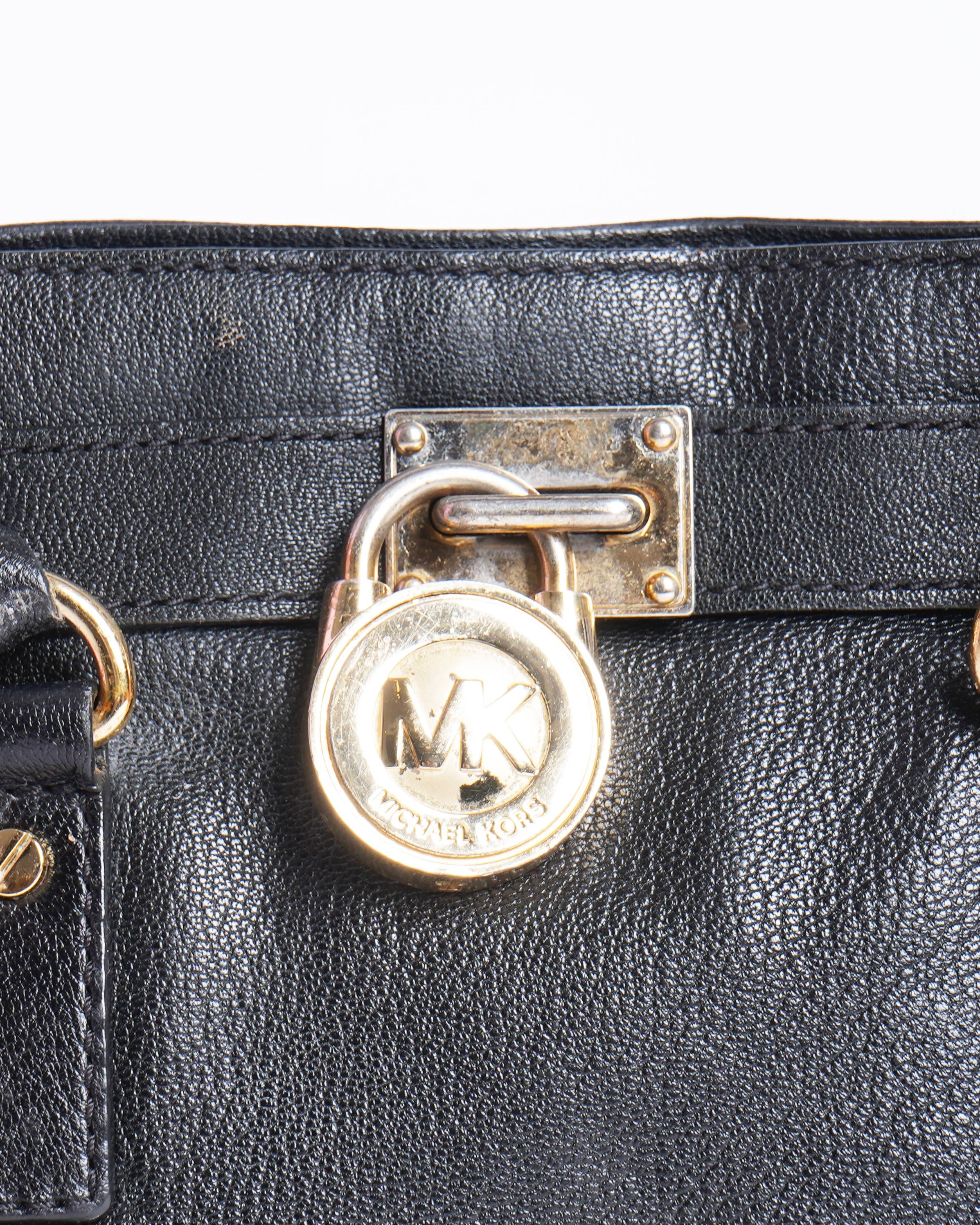 Michael Kors
Black Pebbled Leather Hamilton East West Tote