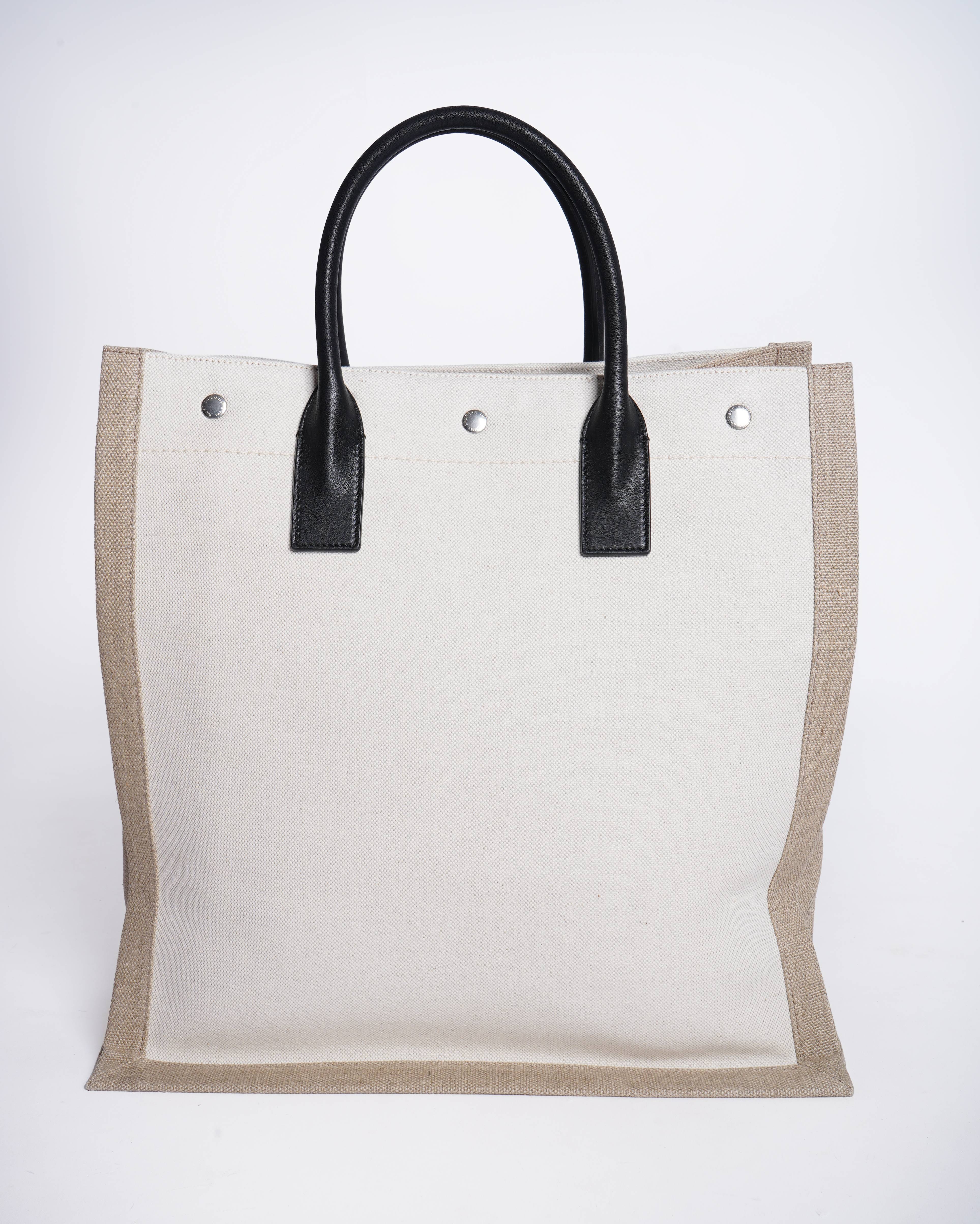 New Saint Laurent
White Rive Gauche Tote