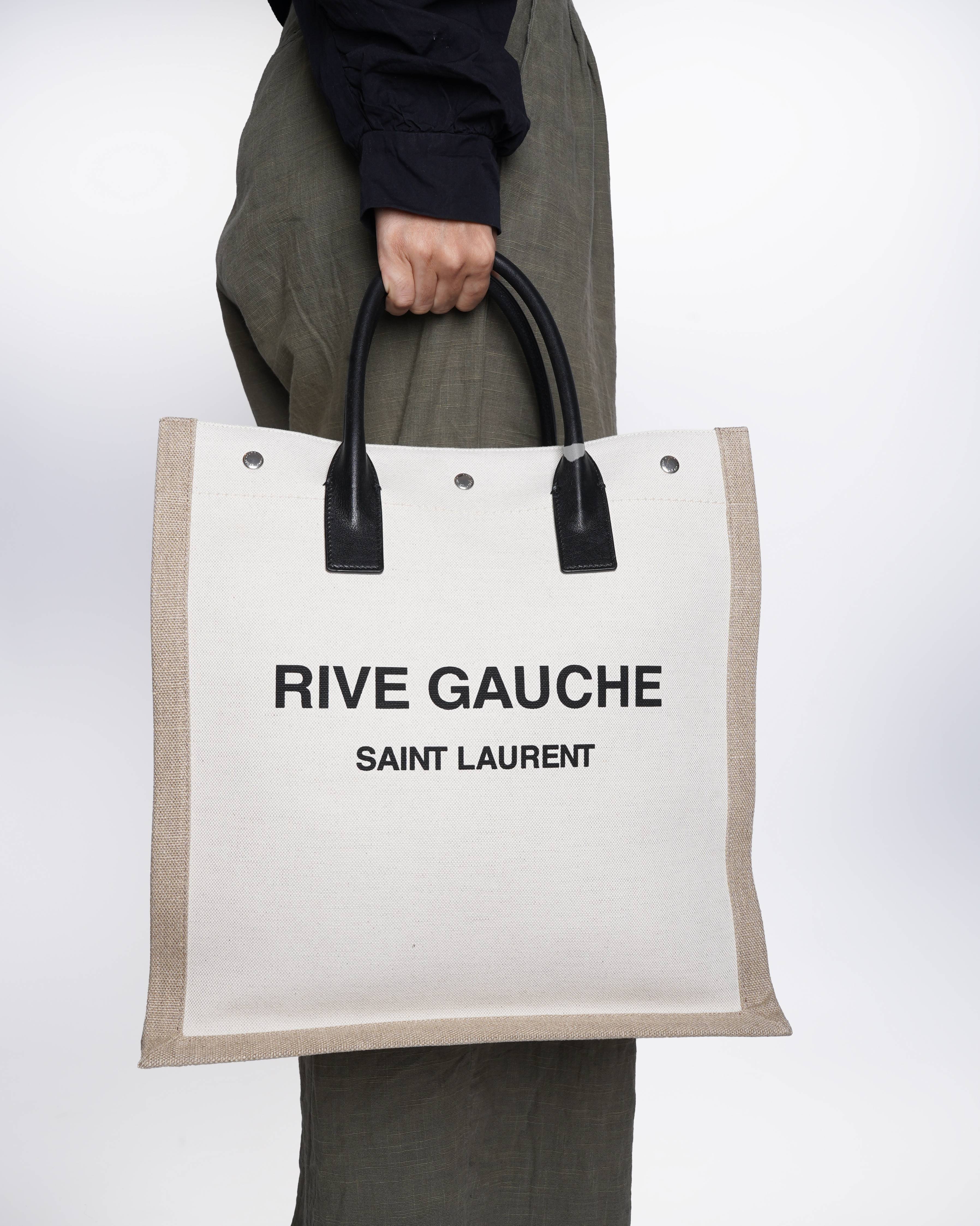 New Saint Laurent
White Rive Gauche Tote