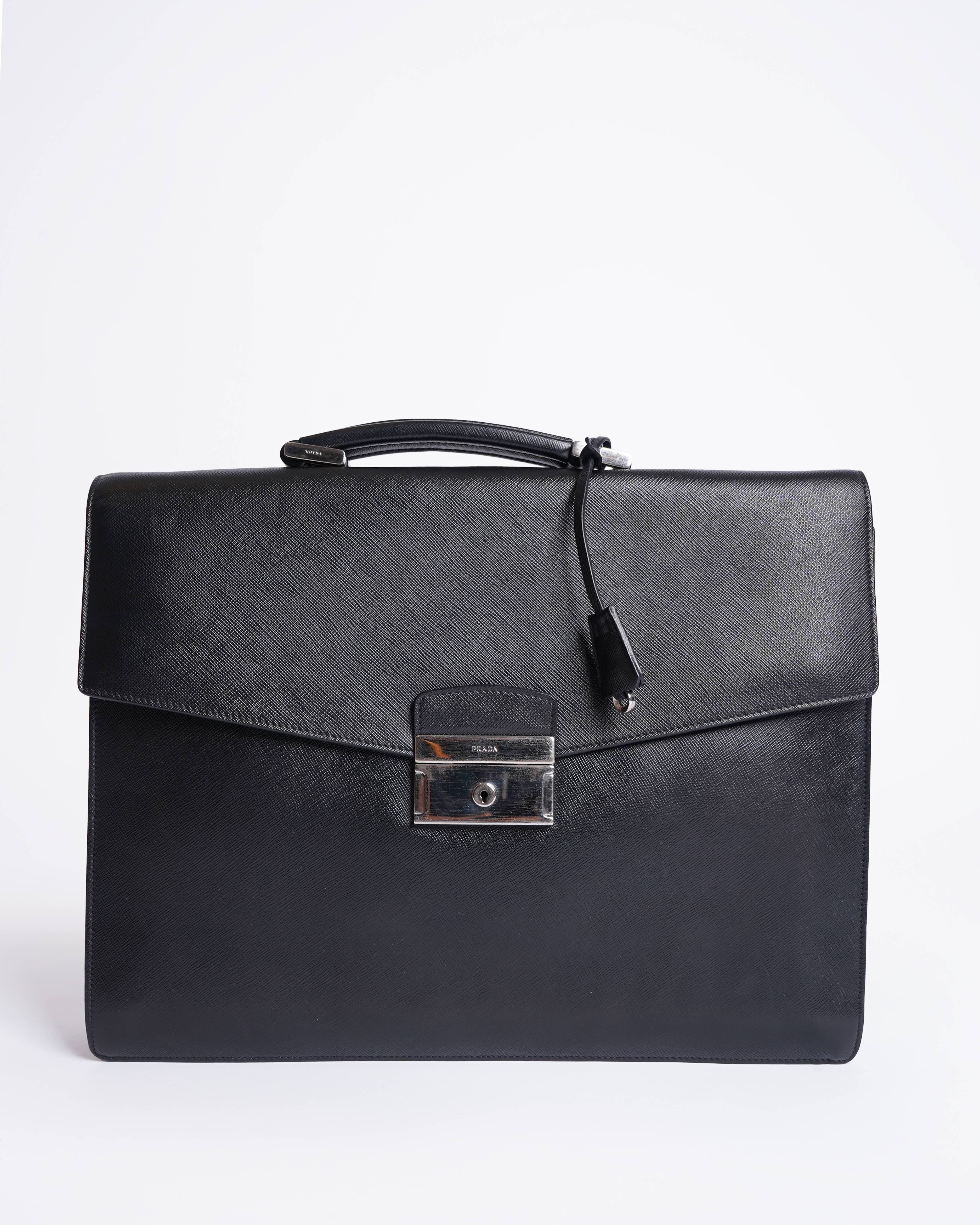 Prada Men's Cartella Briefcase