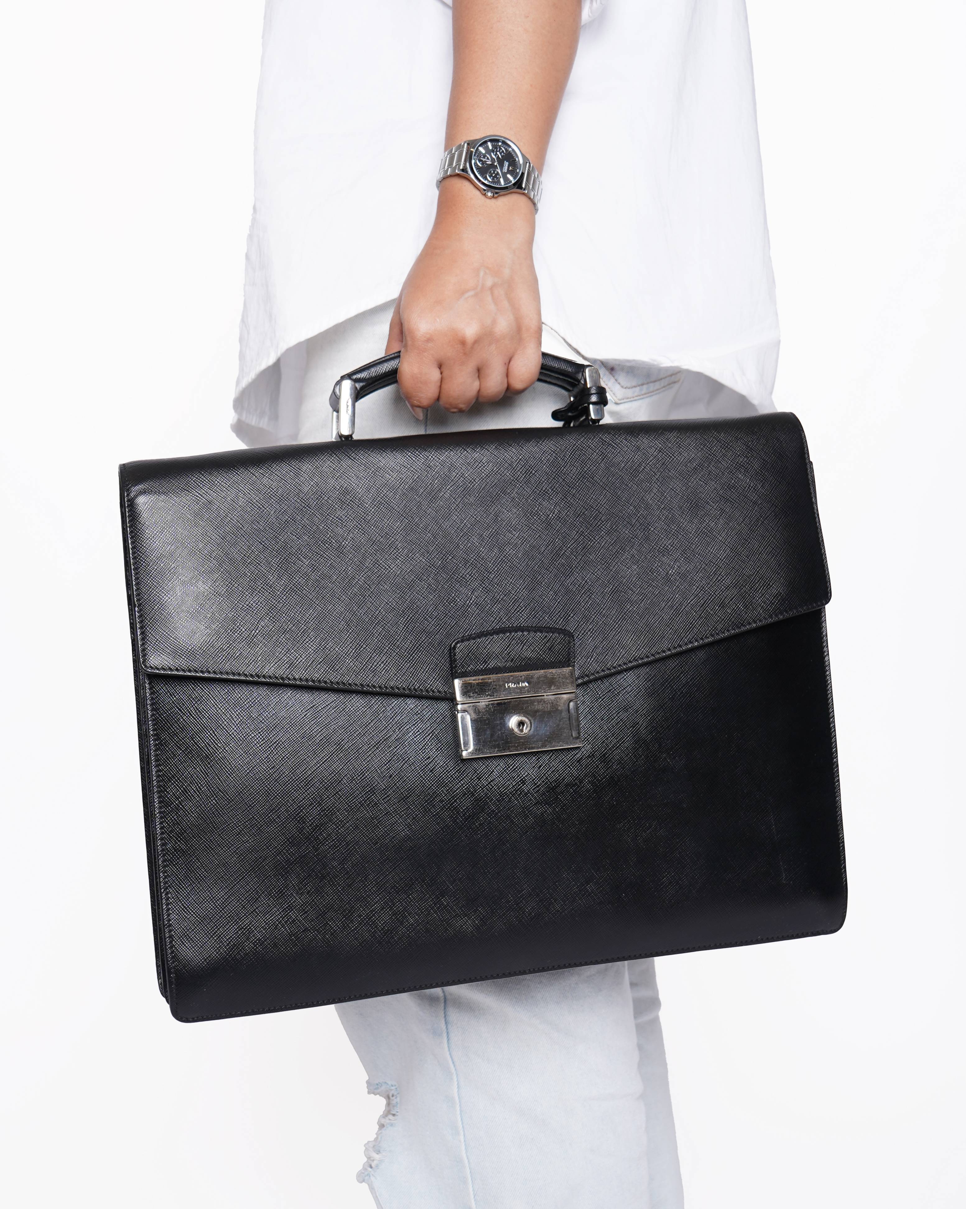 Prada Men's Cartella Briefcase