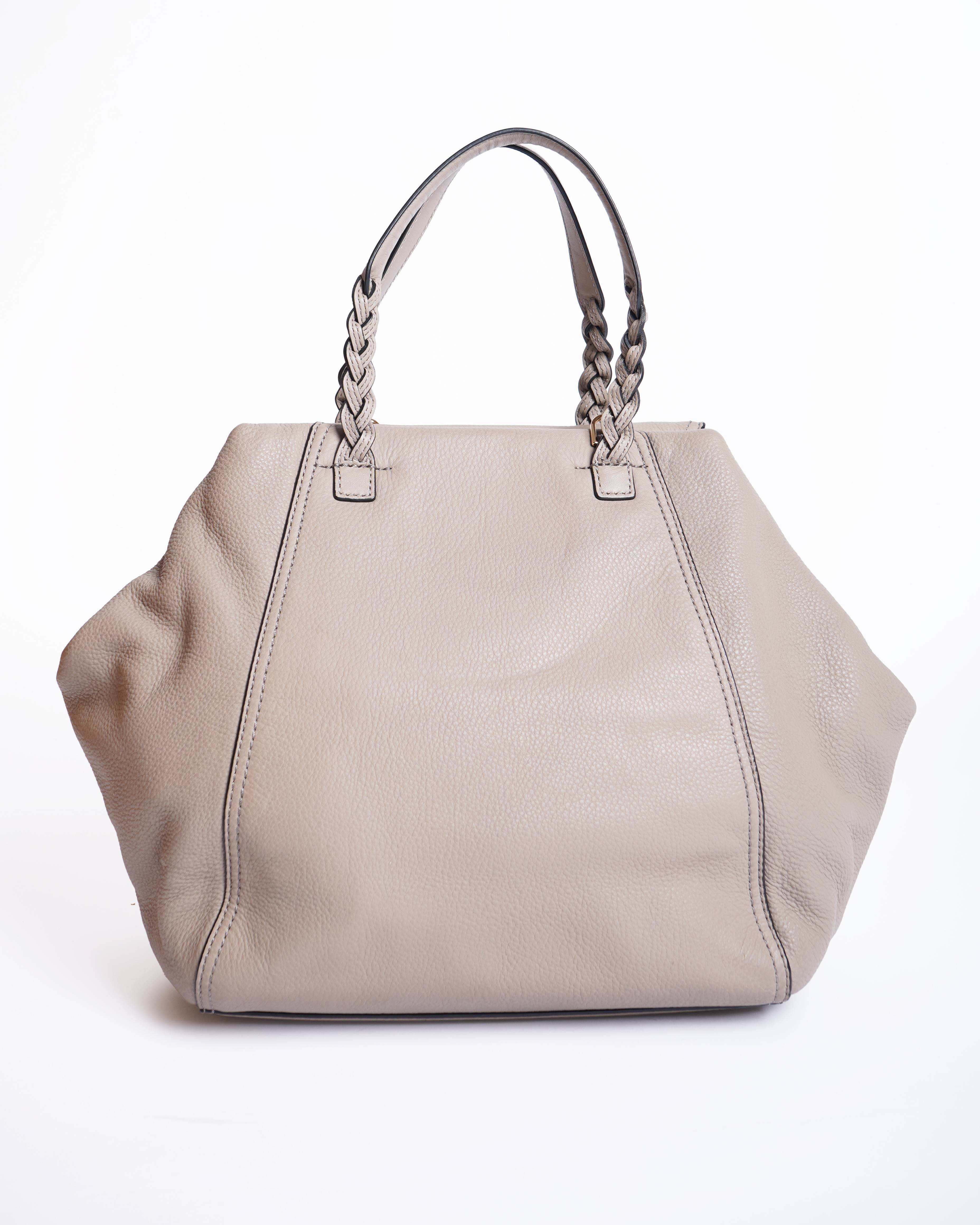 New Tory burch half moon satchel leather bag