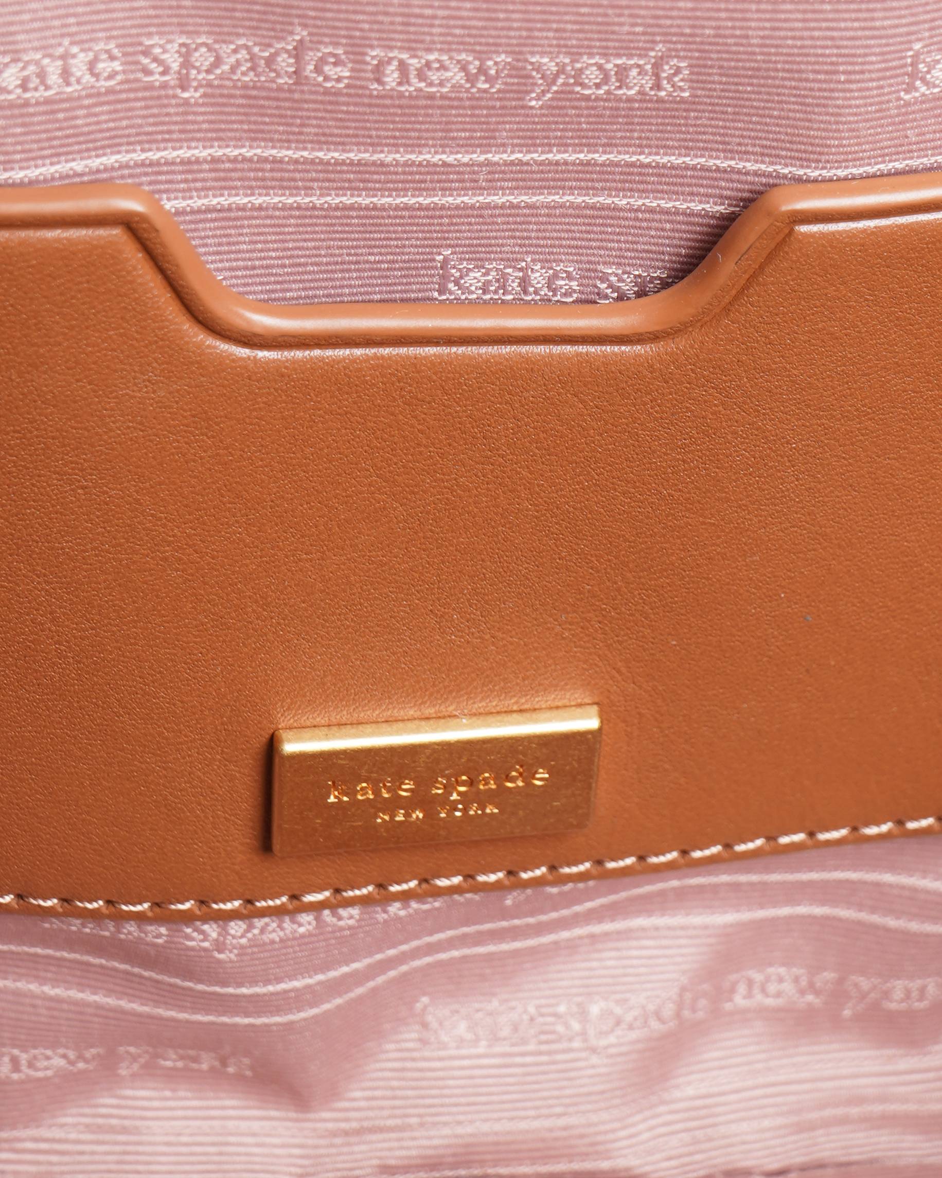 Kate spade patisserie pleated 3d croissant clutch