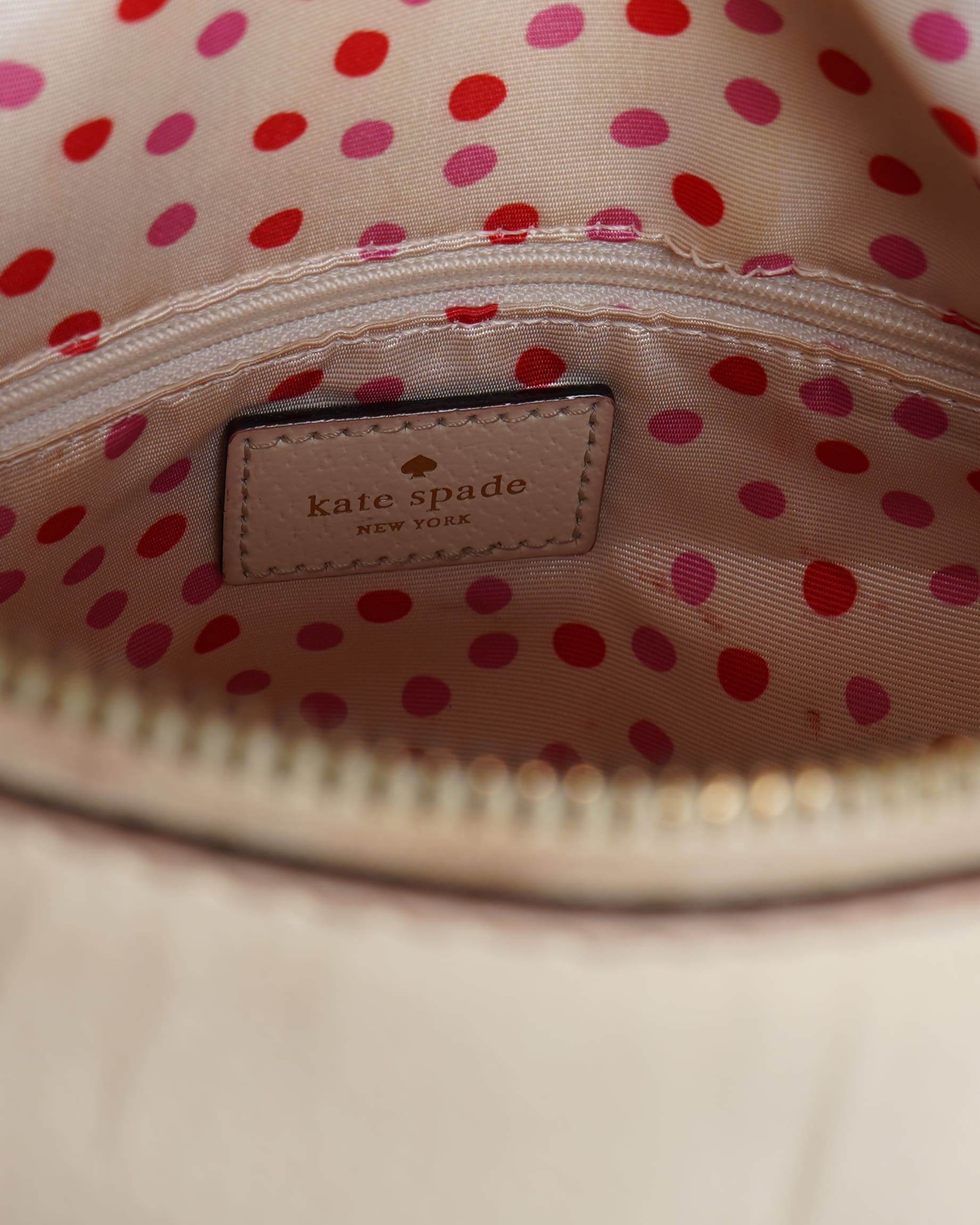 Kate spade white top handle bag