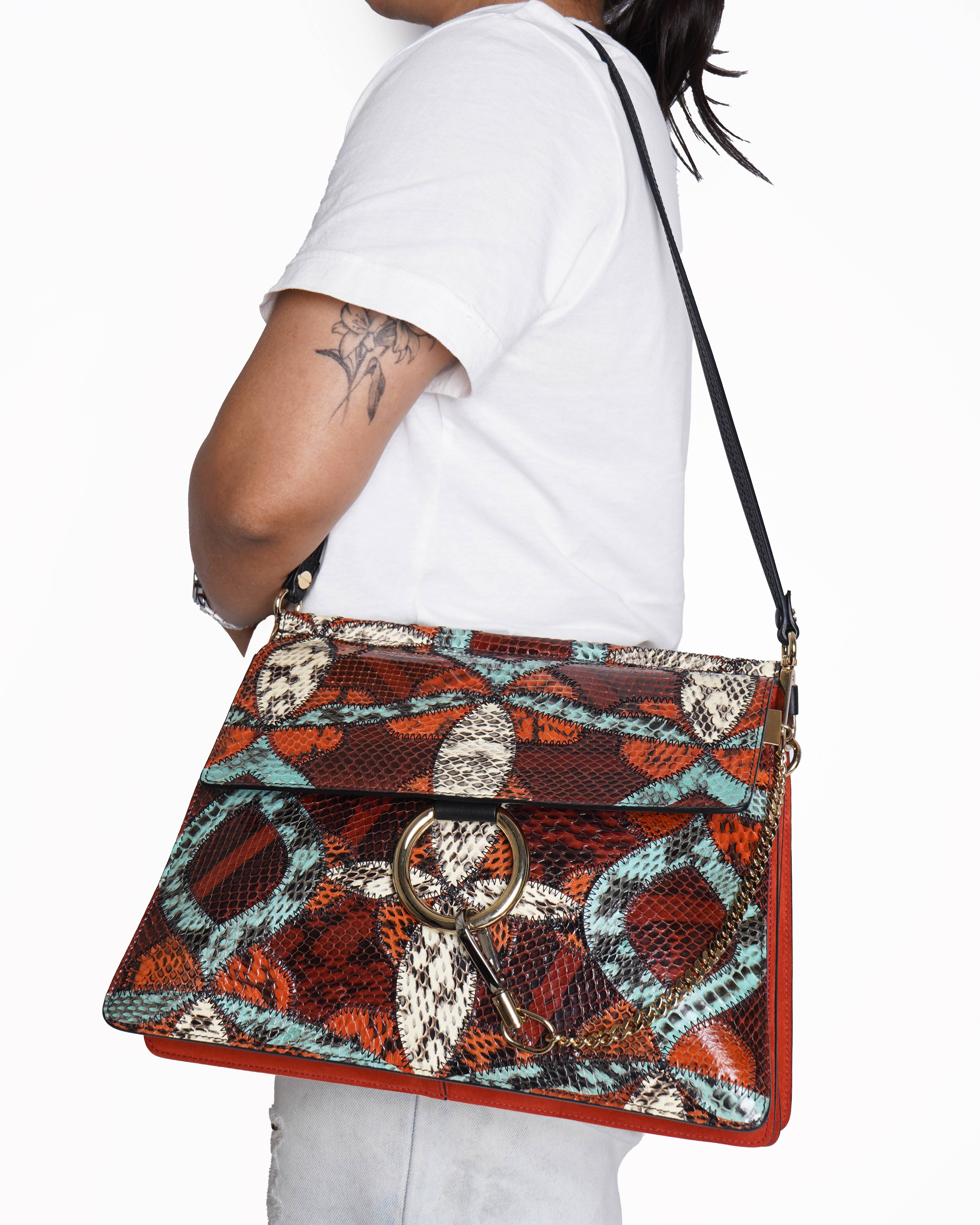 Chloé Faye Classic Autumn Colour Shoulder Bag