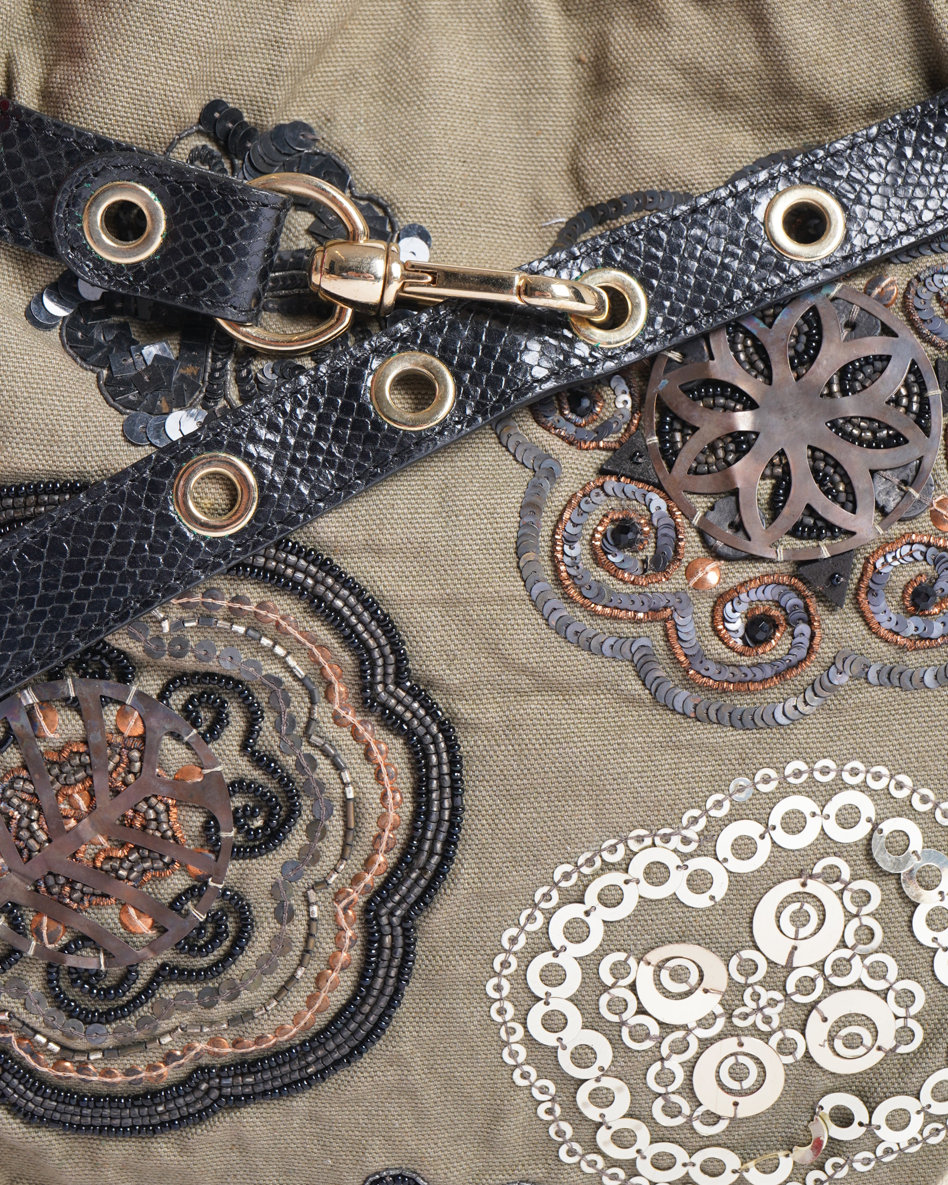 Etro Sequin Detailed Shoulder Bag