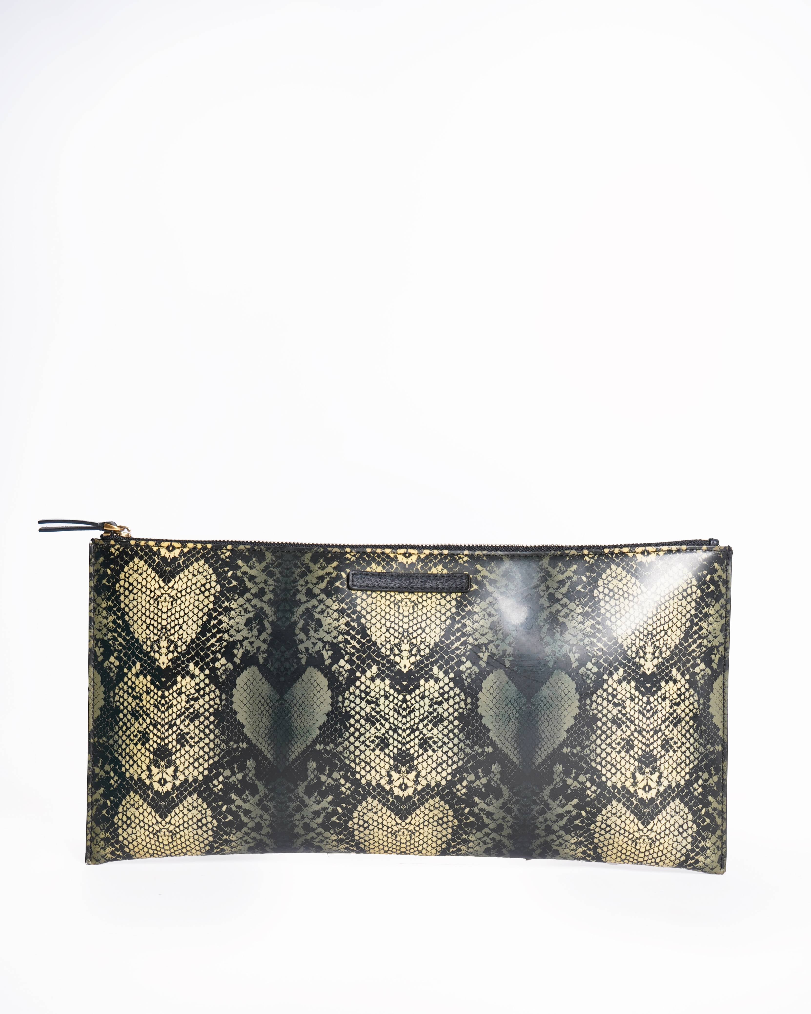 Marc jacobs snake embossed clutch