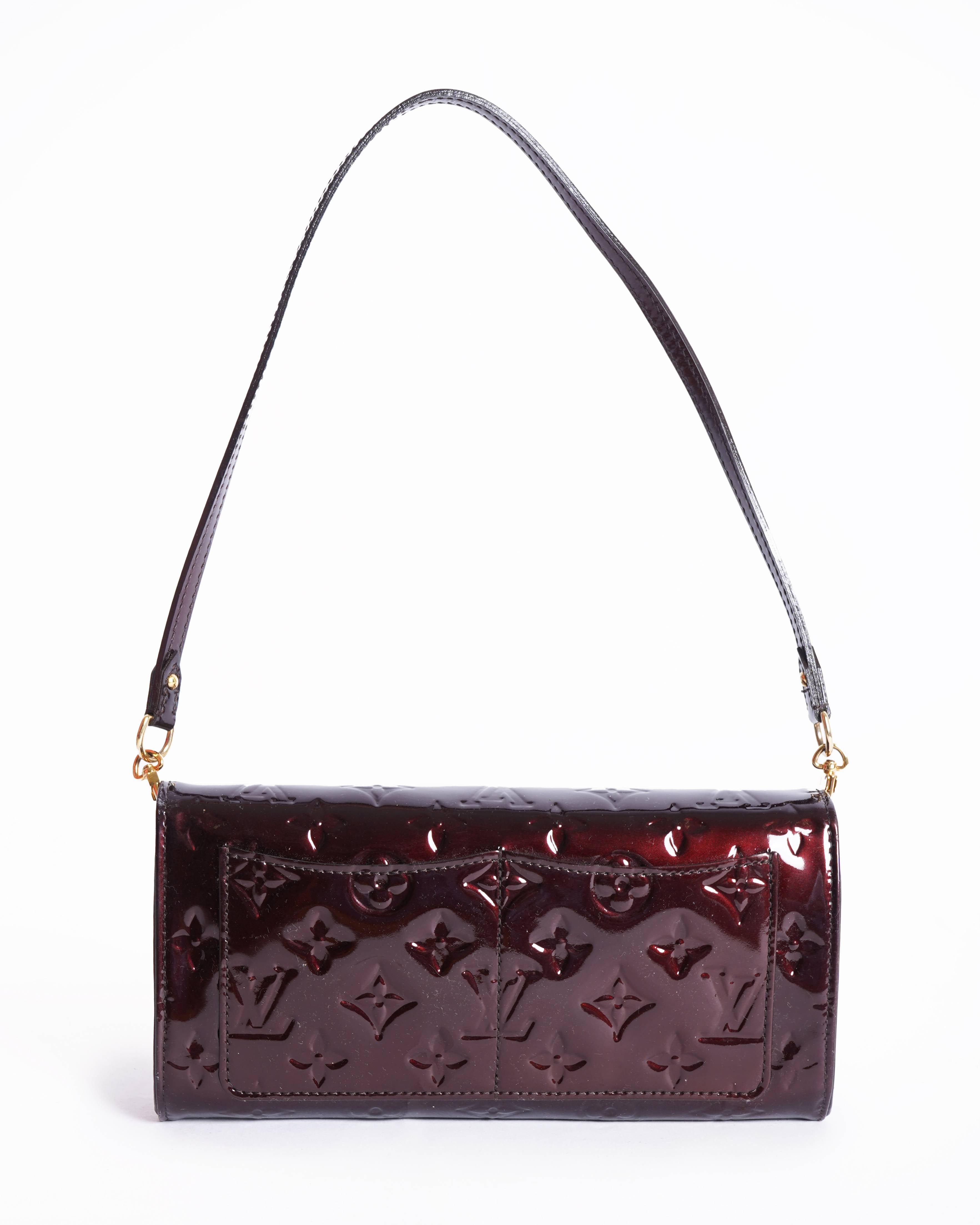 Louis Vuitton Amarante Monogram Vernis Rossmore MM Bag