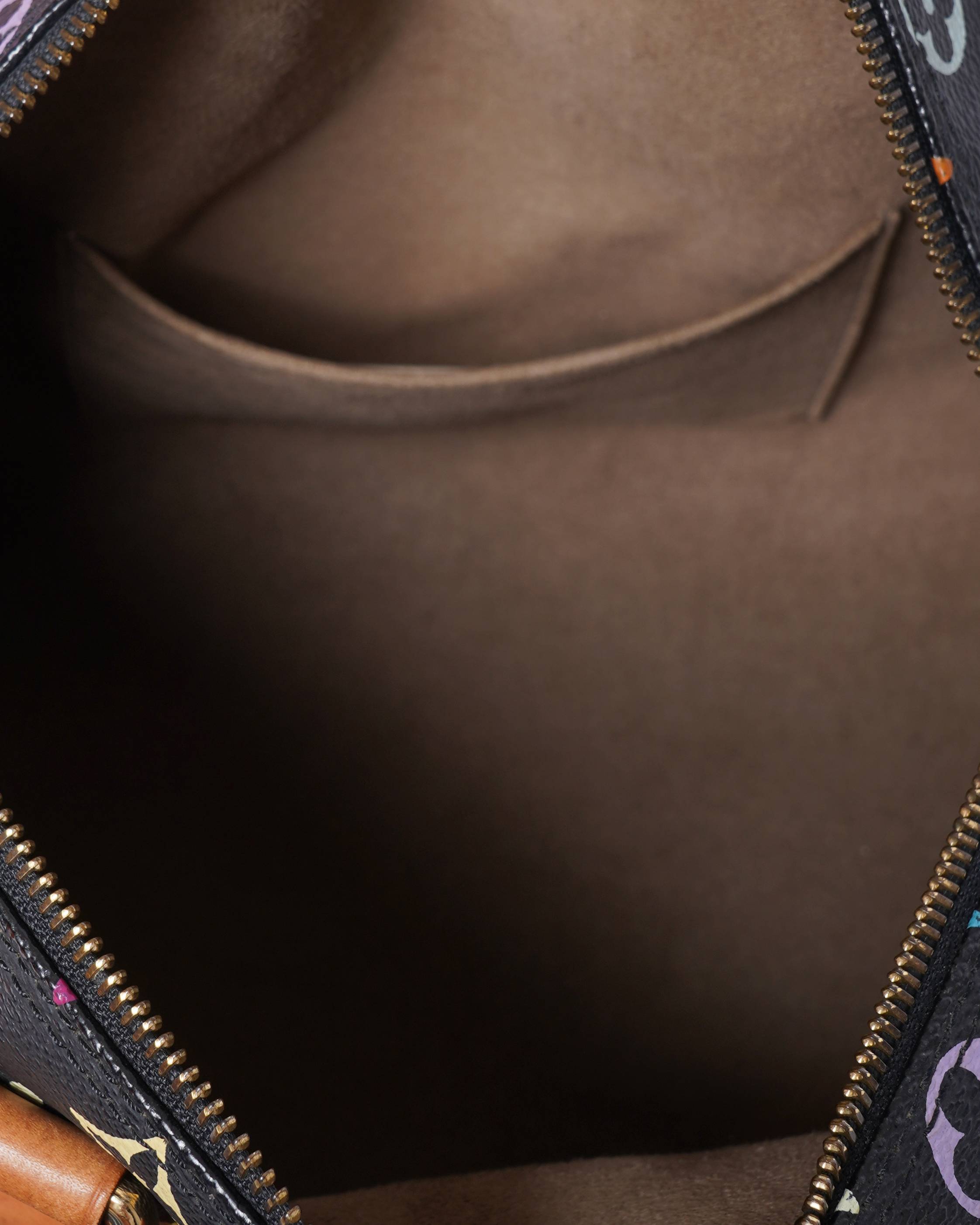 Louis Vuitton Takashi Murakami Black Top Handle Speedy