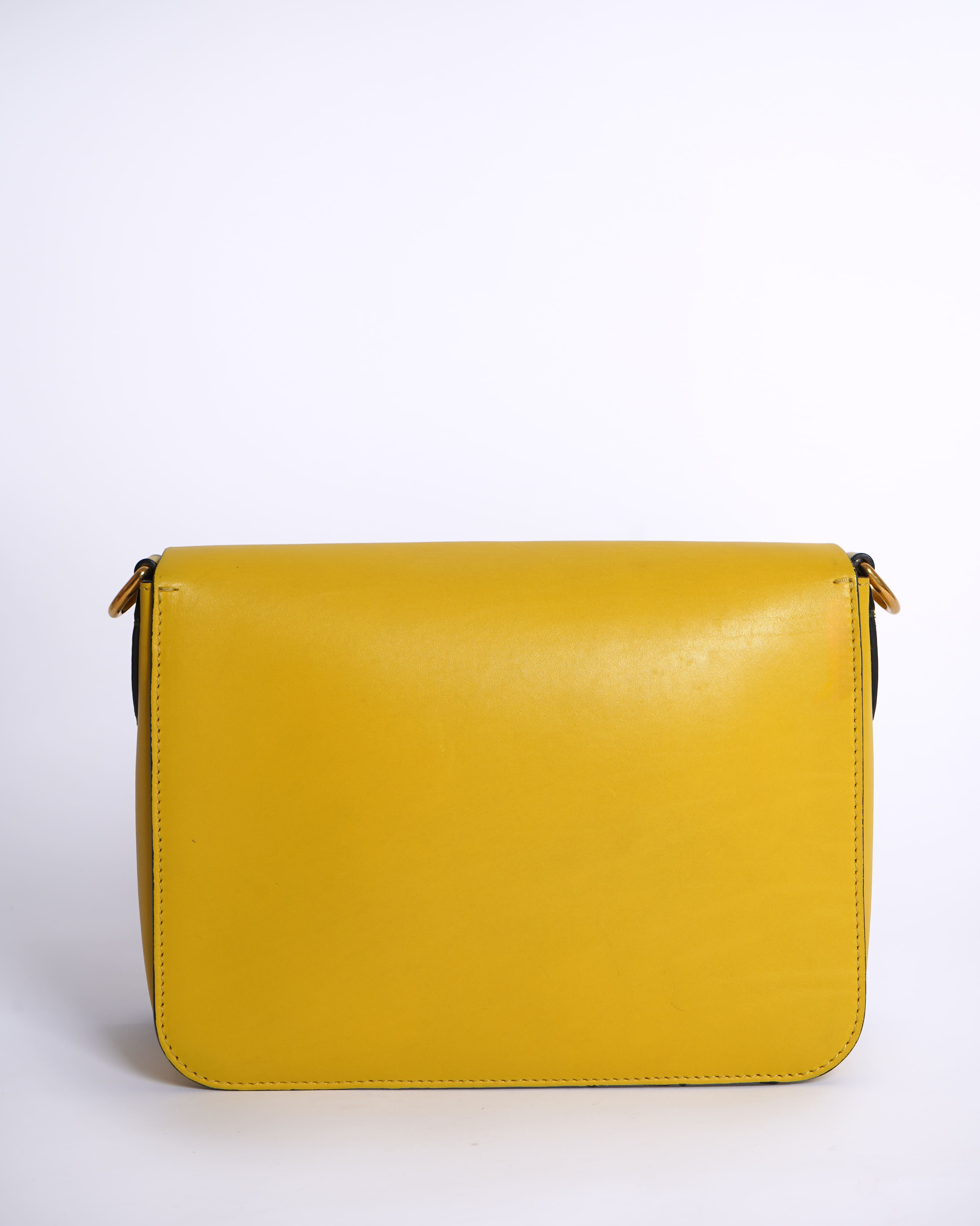 Burberry Yellow Bridle Square Crossbody Bag