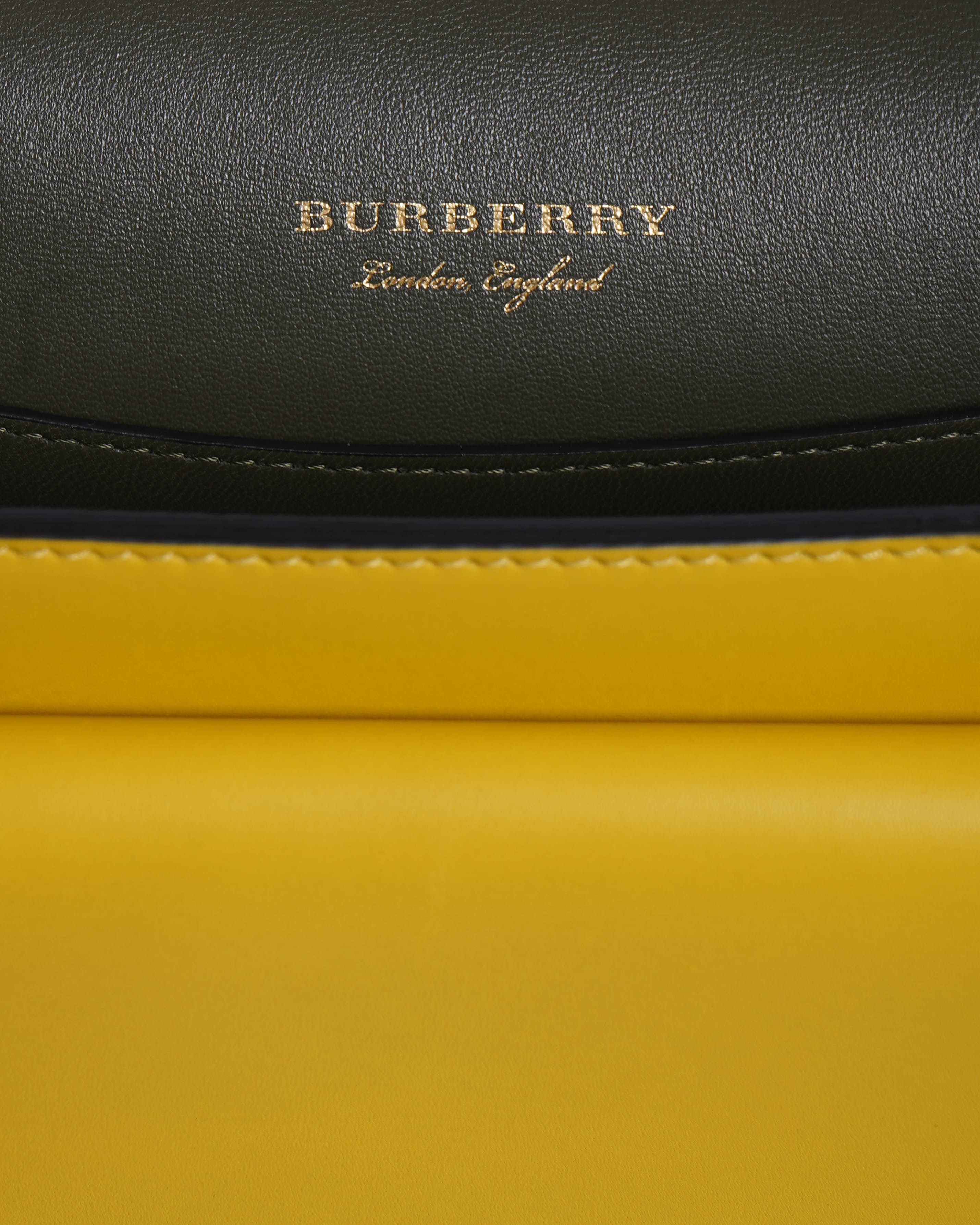 Burberry Yellow Bridle Square Crossbody Bag