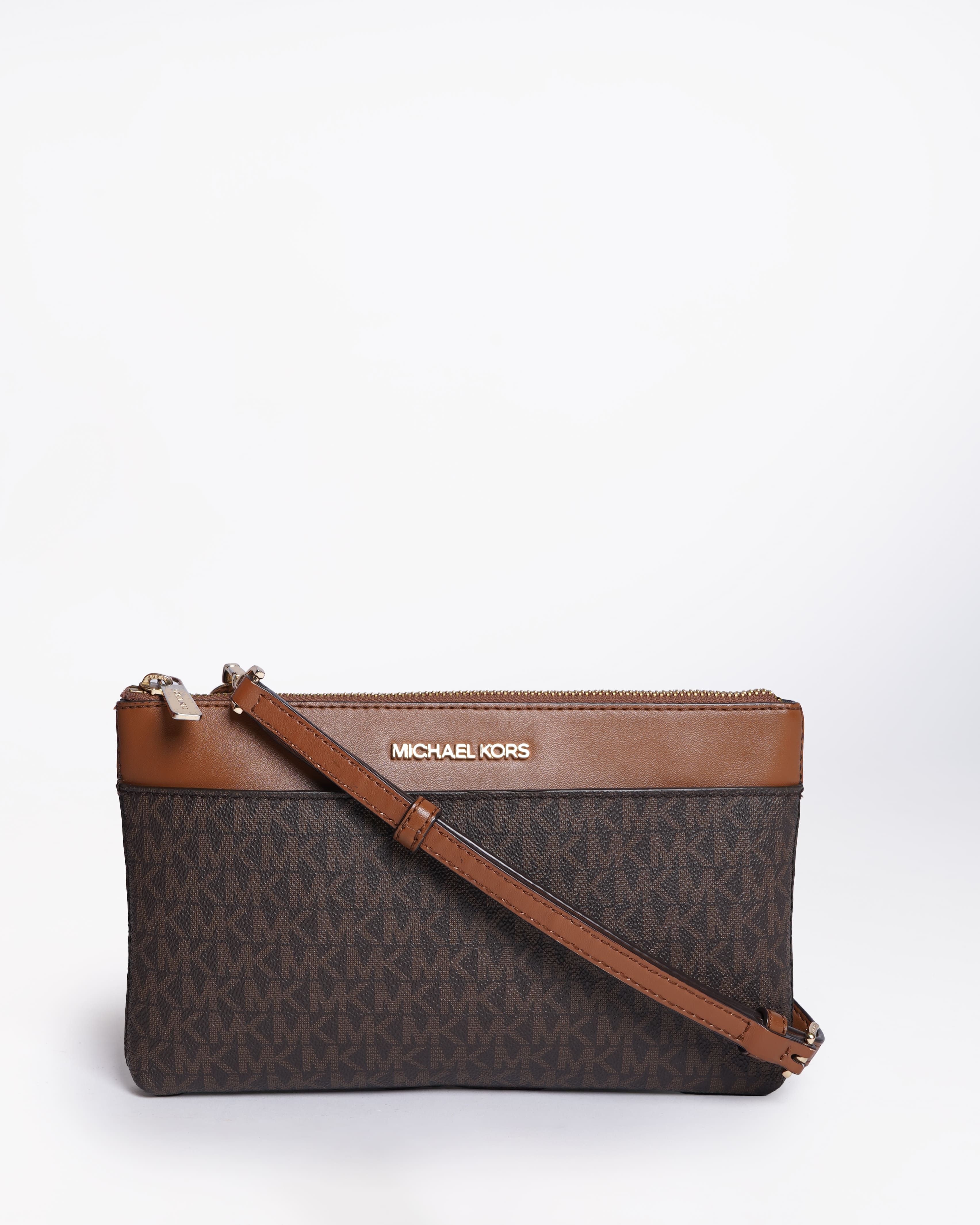 Michael kors jet set signature logo crossbody bag