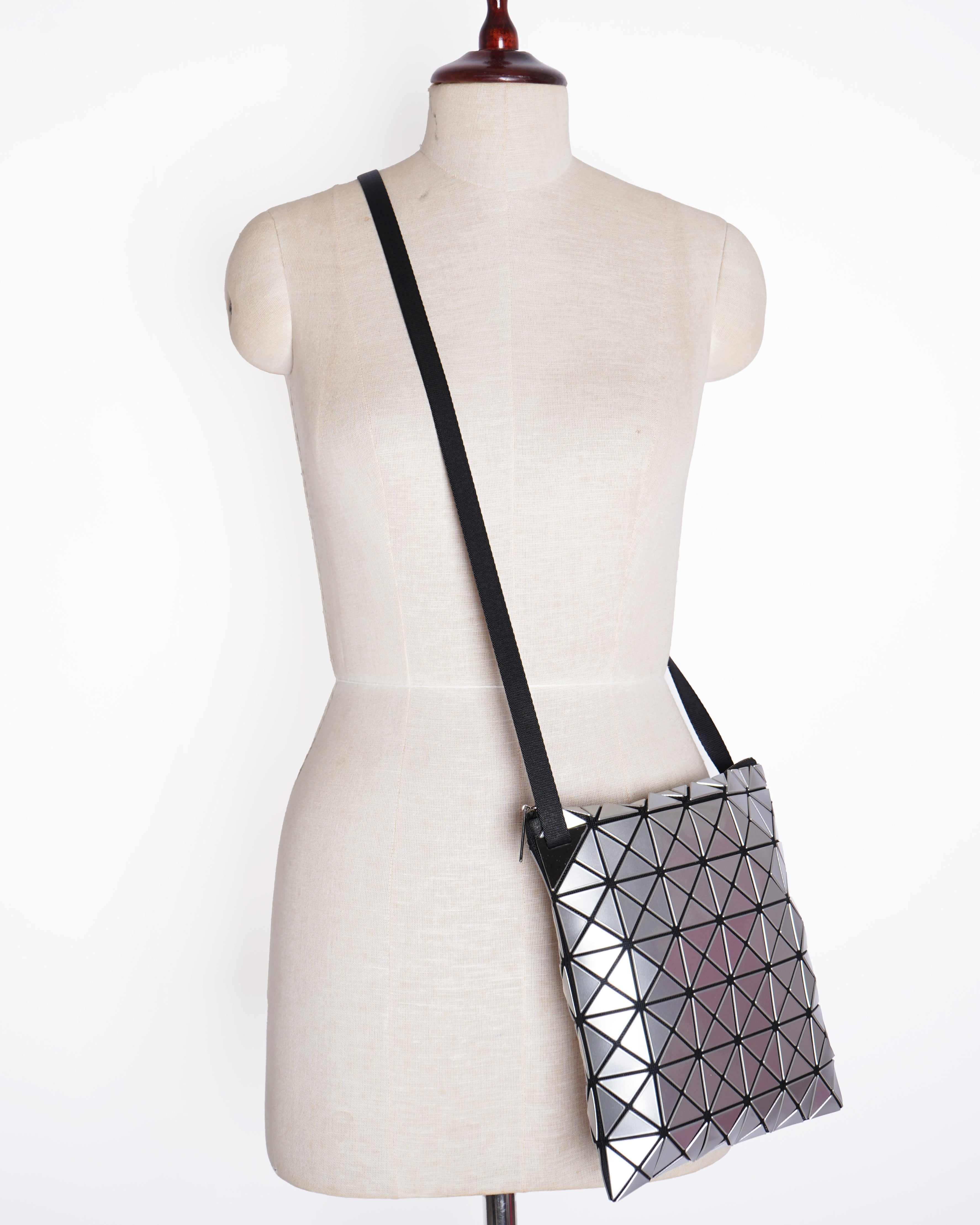 Bao Bao by Issey Miyake Prism Silver Tote
