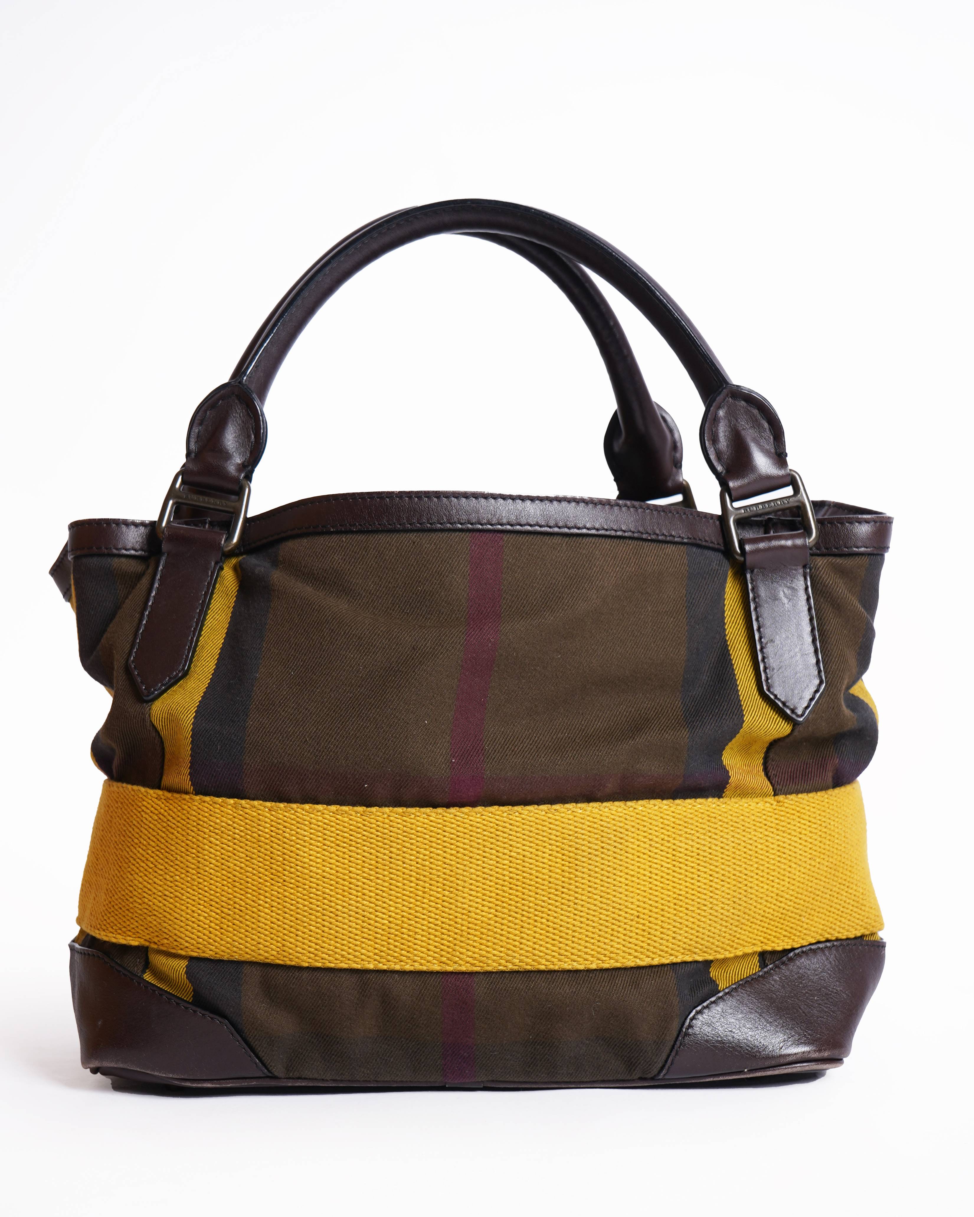 Burberry Check Fabric Aurelia Shoulder Bag