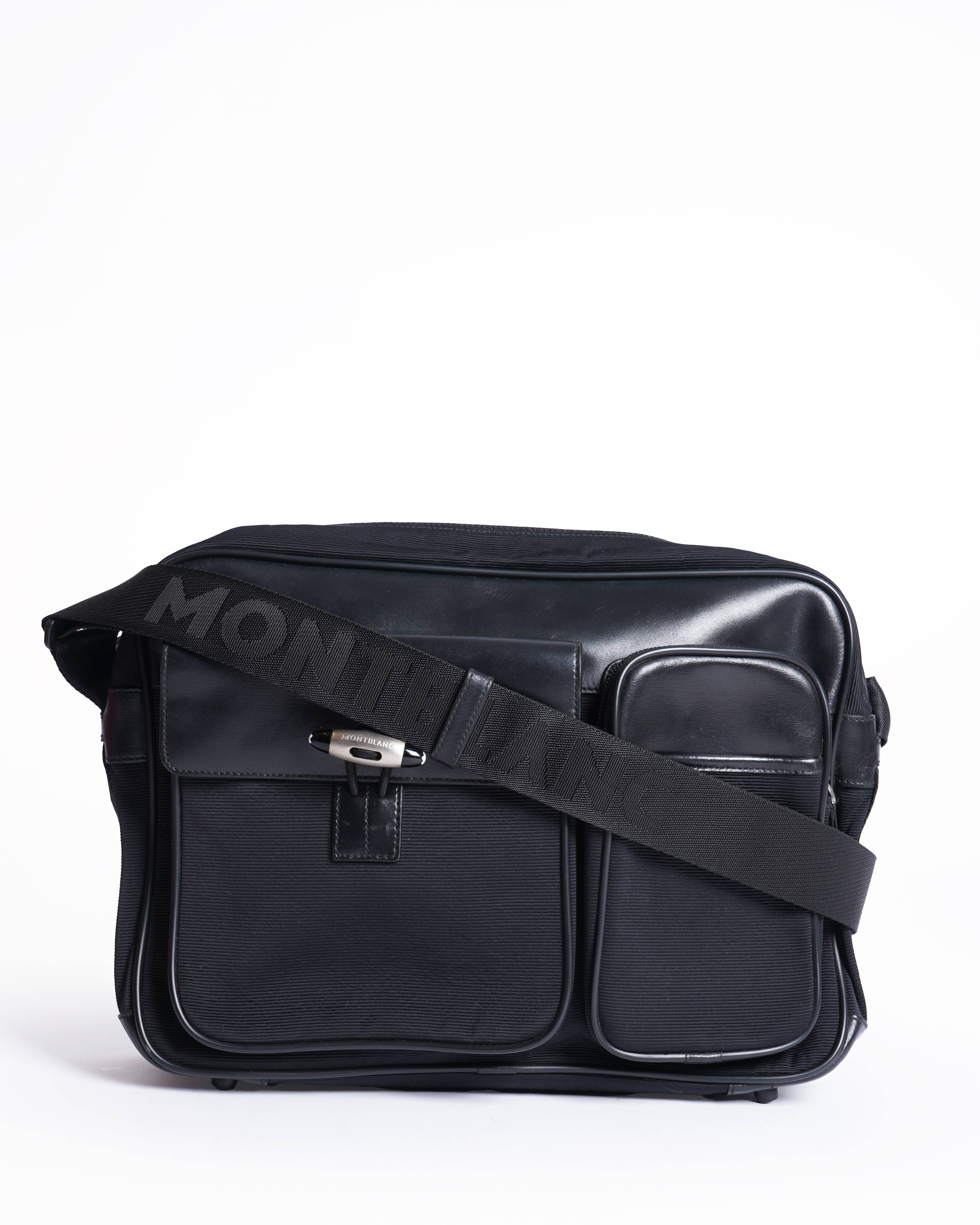MontBlanc Men's Shoulder Bag In Black