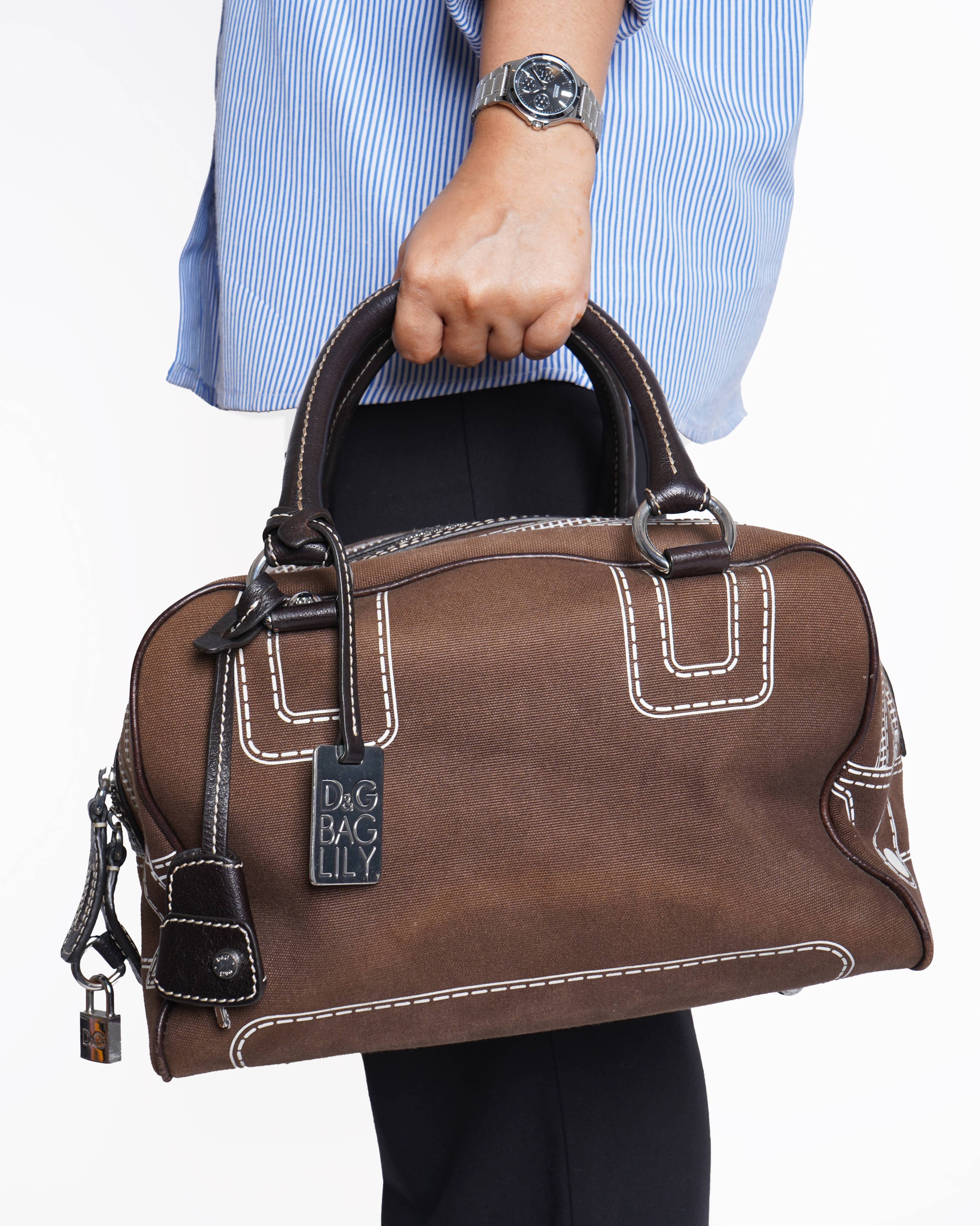 Dolce & Gabbana travel bag in brown