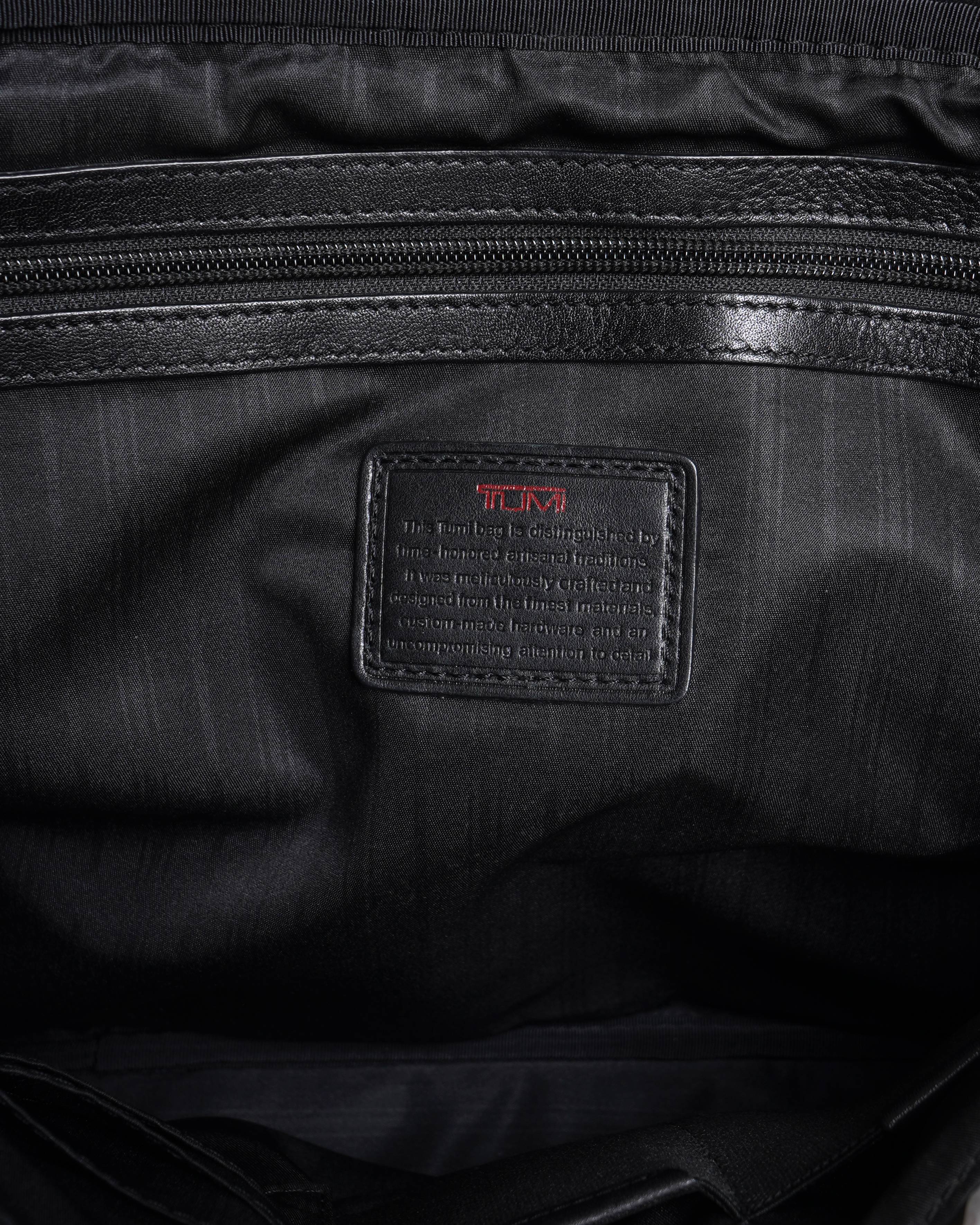 Tumi briefcase with shoulder strap