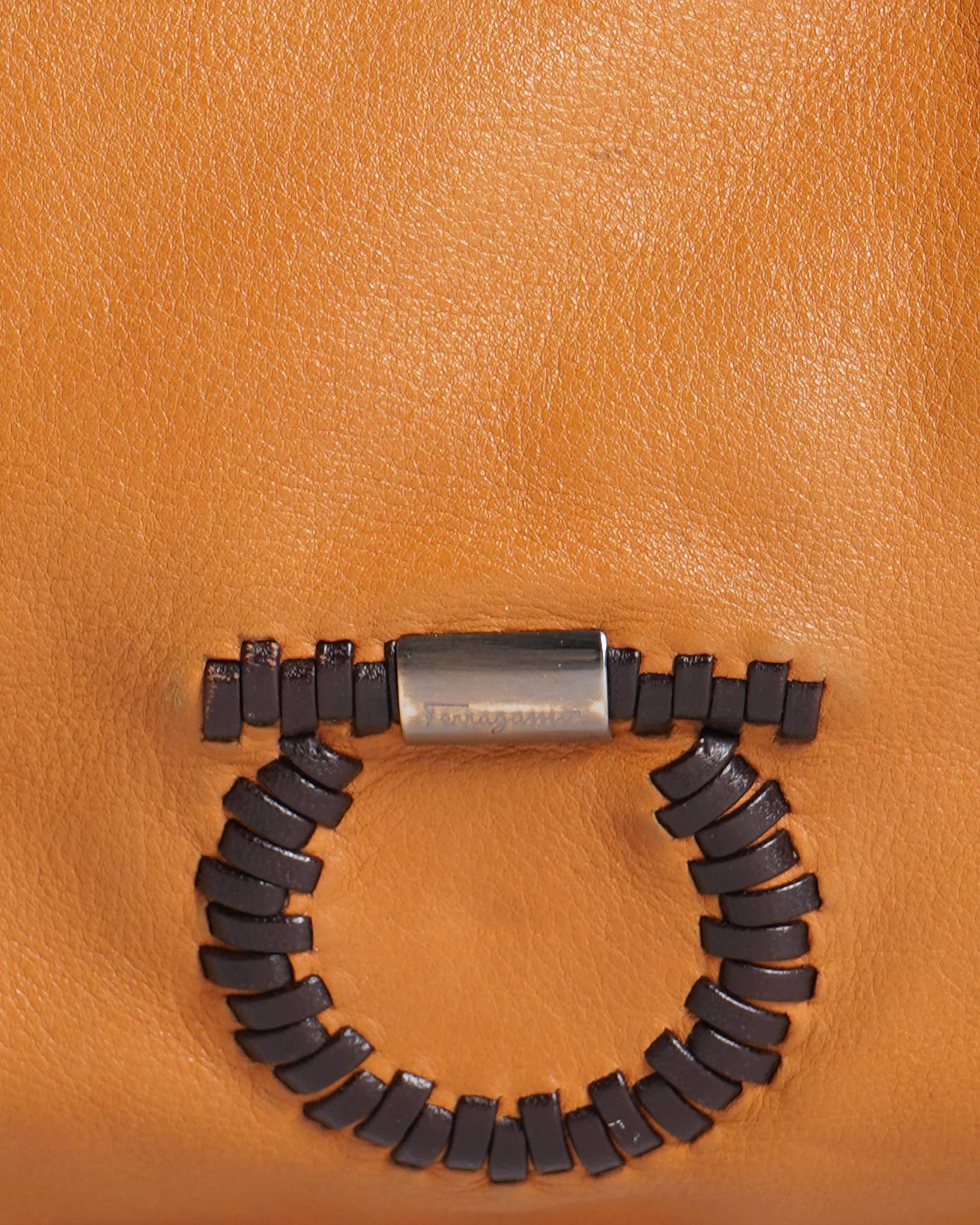 Salvatore Ferragamo Gancini Lucchetto Hobo Bag