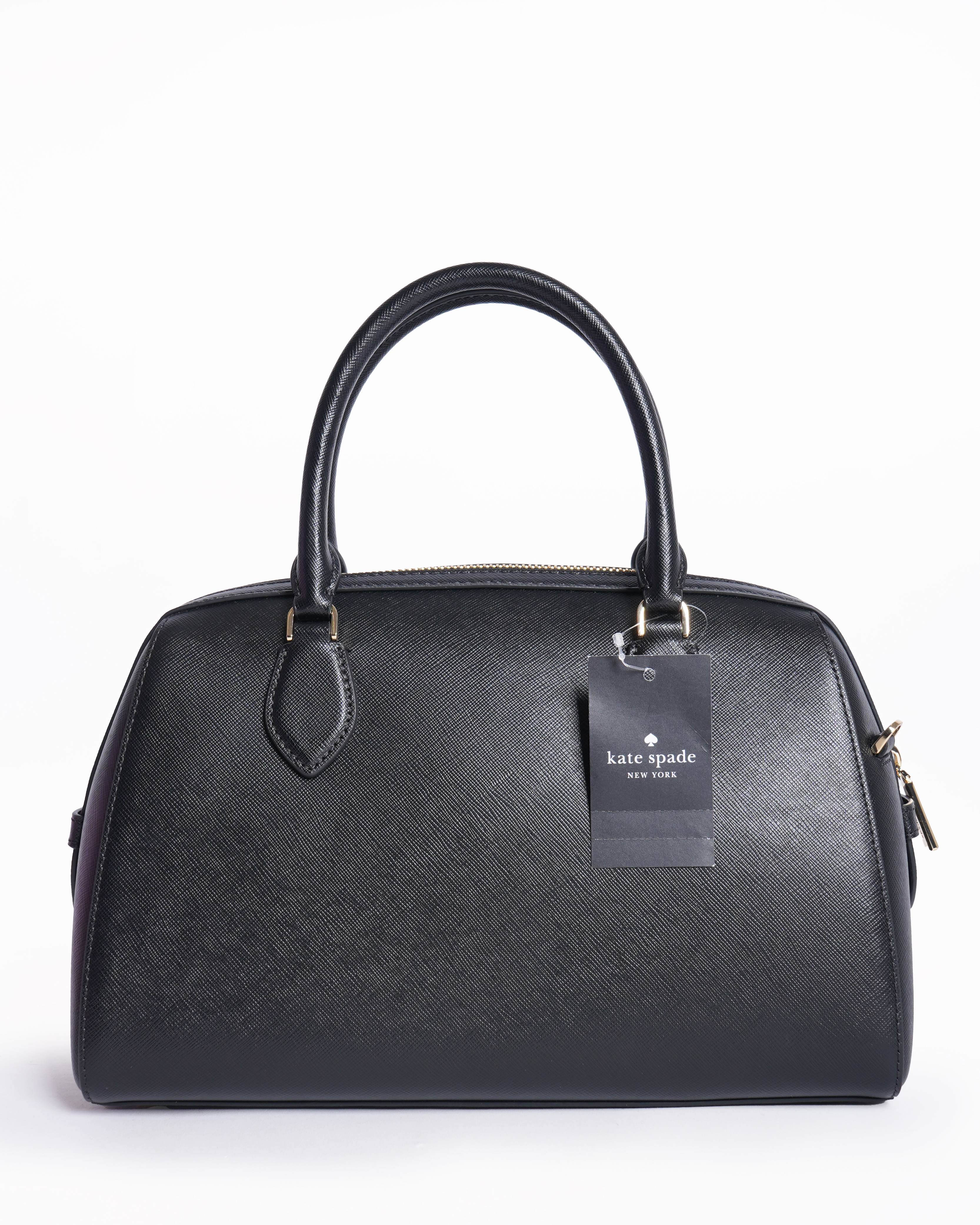 New Kate spade black madison saffiano leather bag