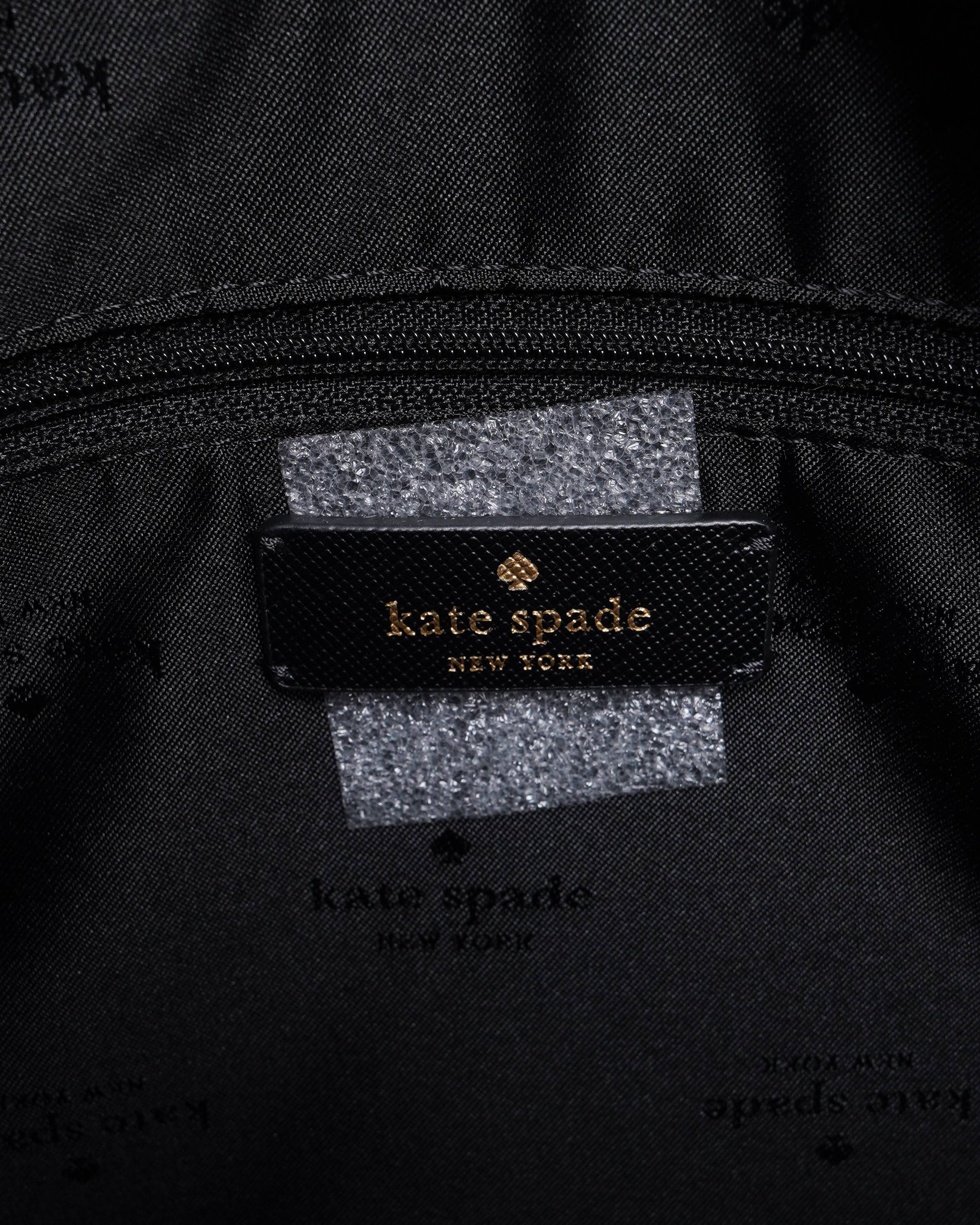 New Kate spade black madison saffiano leather bag