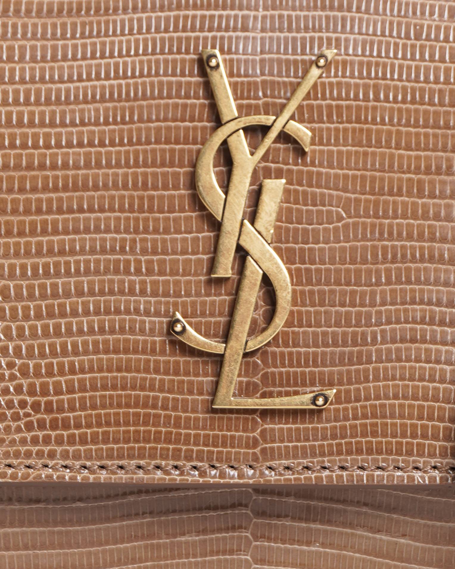 Saint laurent medium kate crossbody bag in crocodile embossed leather